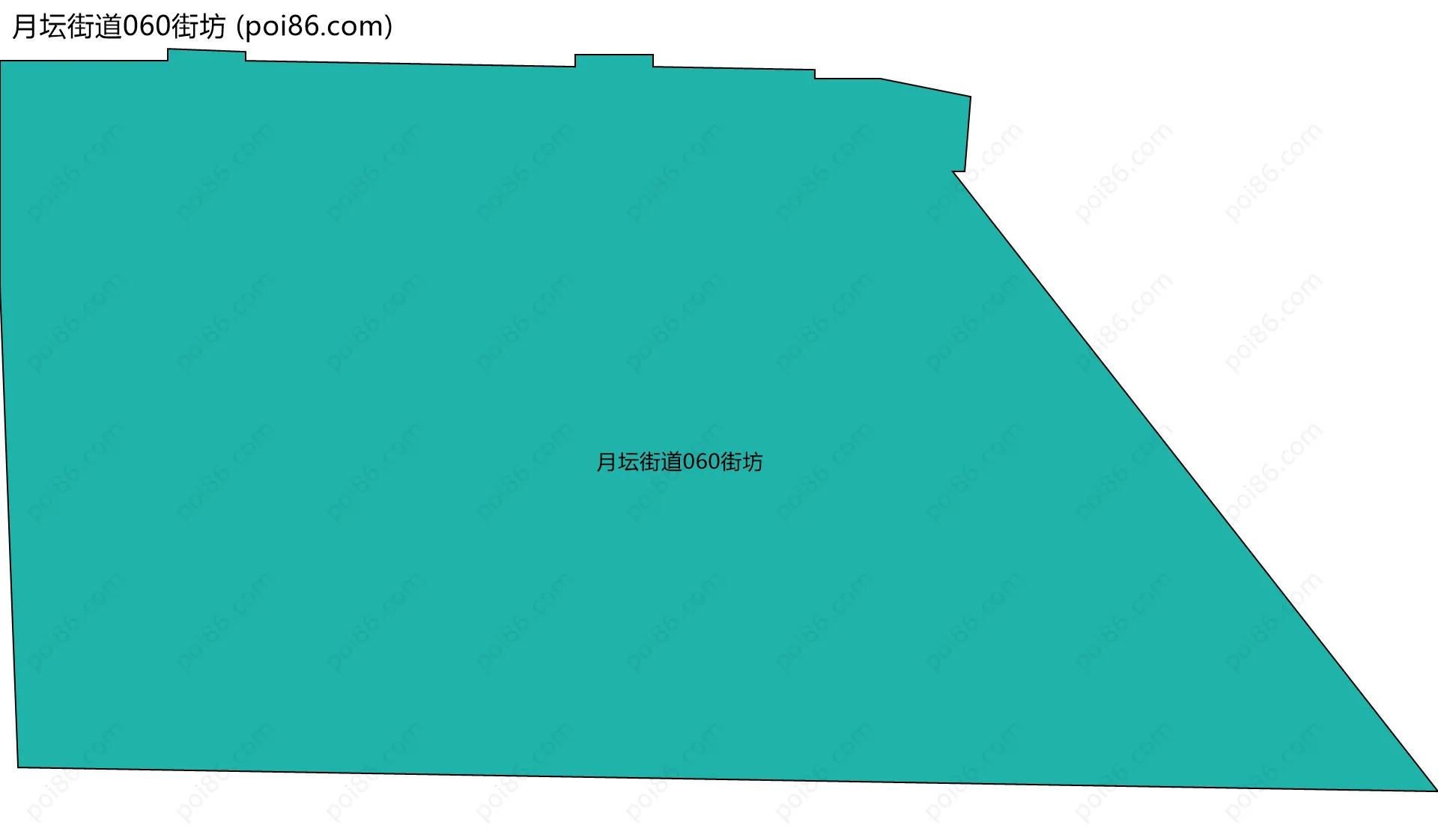 月坛街道060街坊边界地图