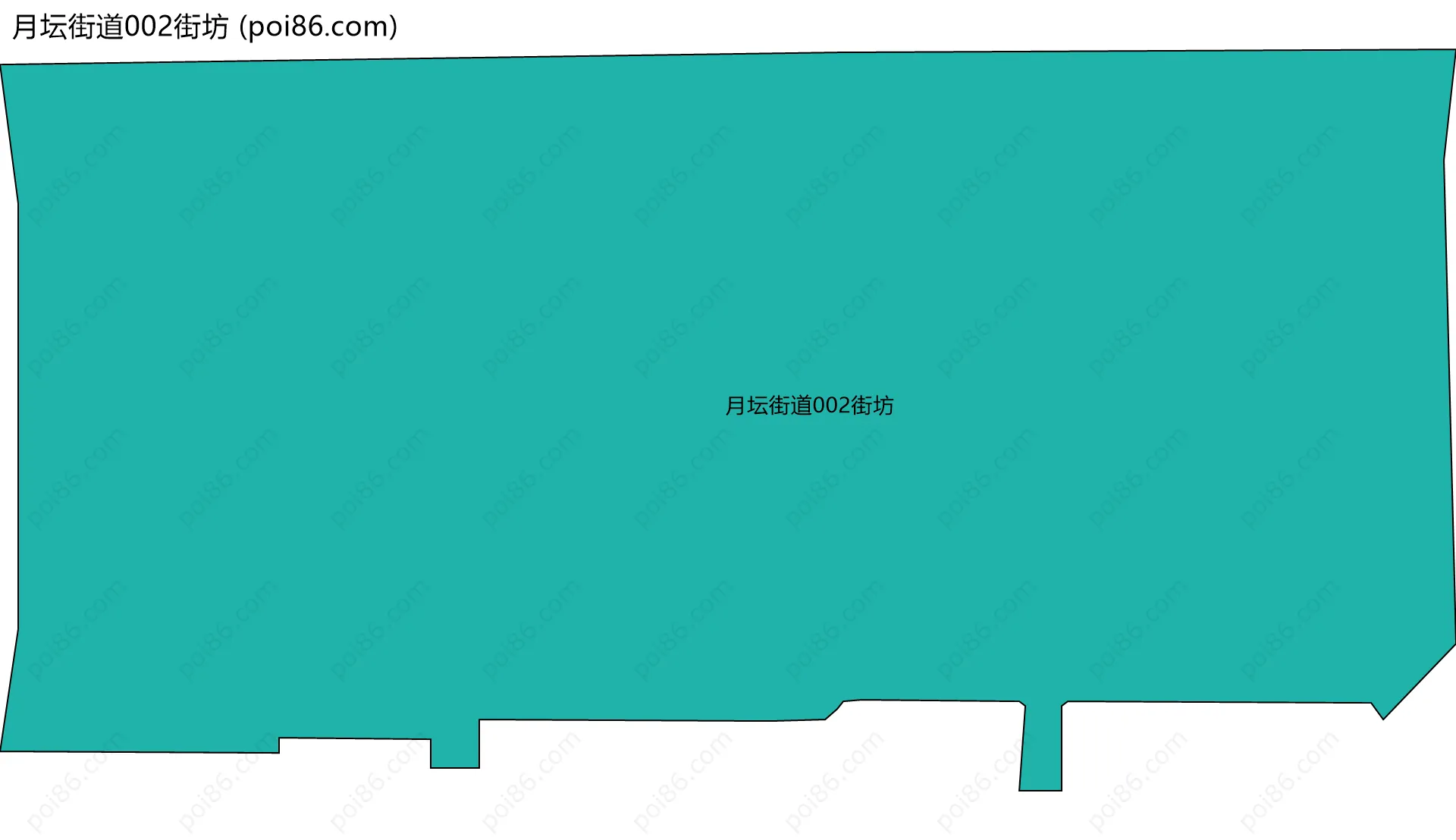 月坛街道002街坊边界地图