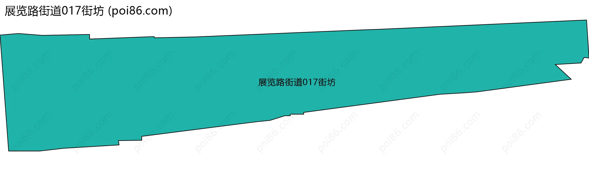 展览路街道017街坊边界地图