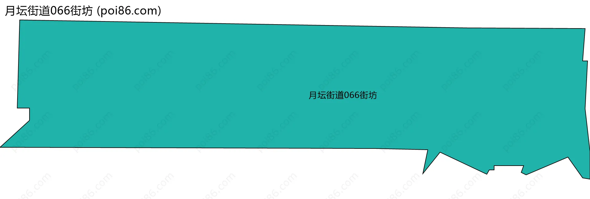 月坛街道066街坊边界地图