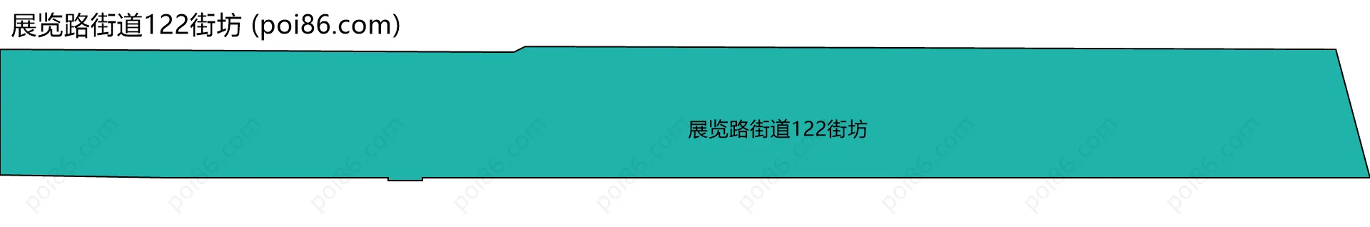 展览路街道122街坊边界地图