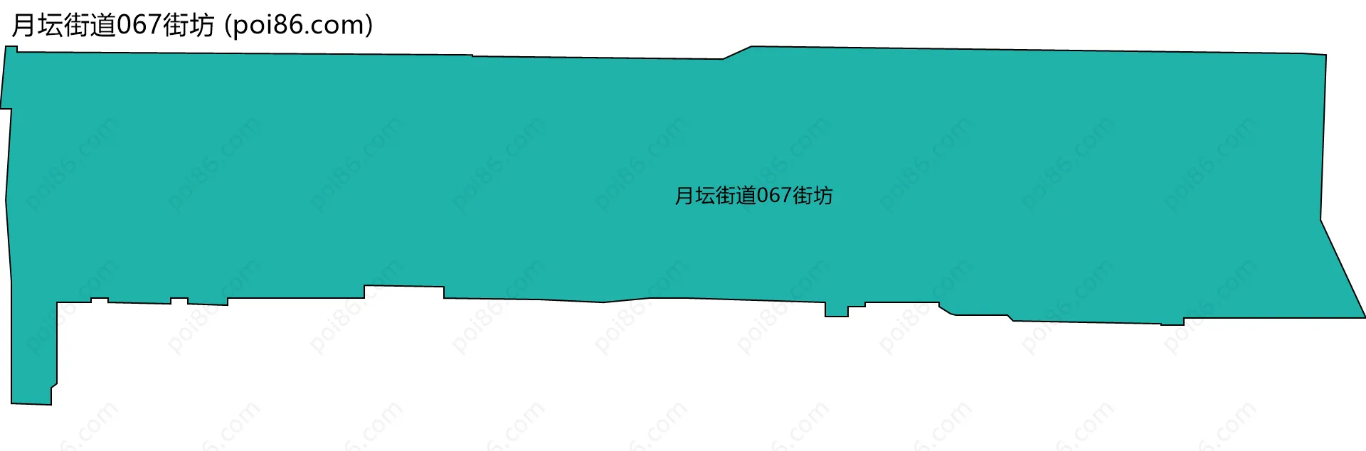 月坛街道067街坊边界地图