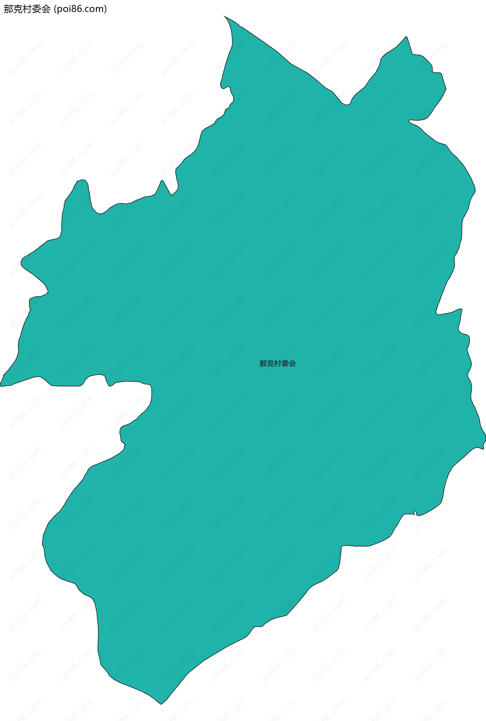 那克村委会边界地图