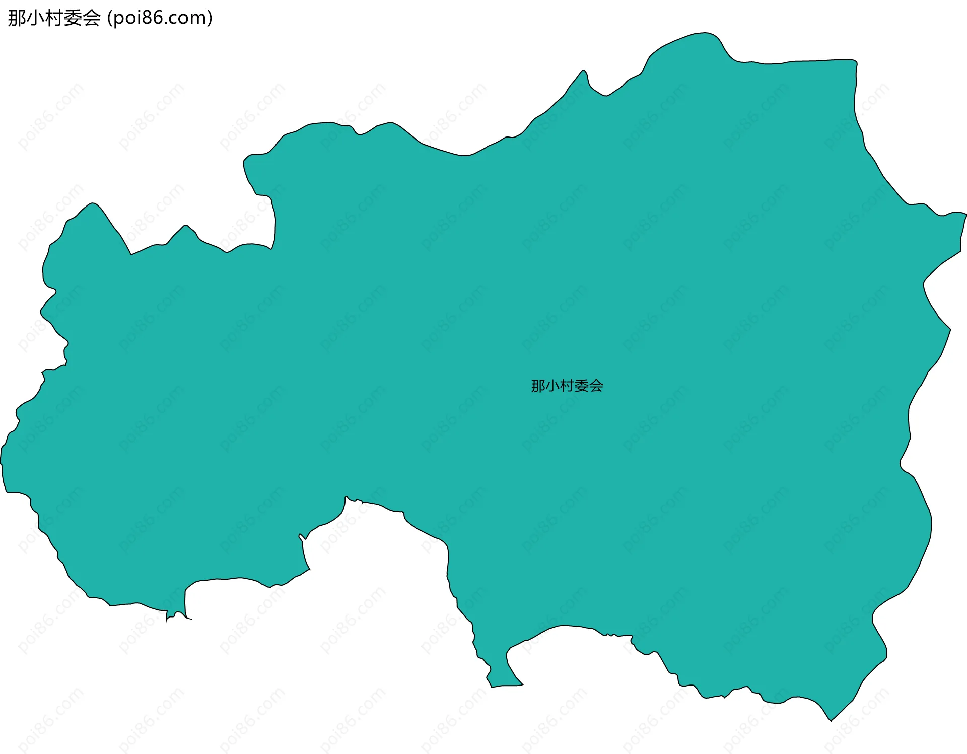 那小村委会边界地图