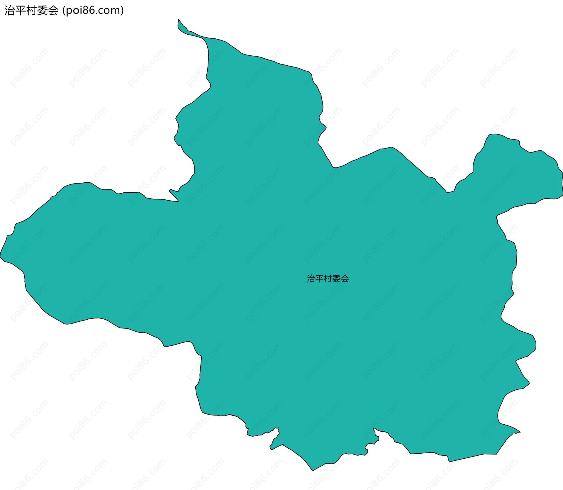治平村委会边界地图