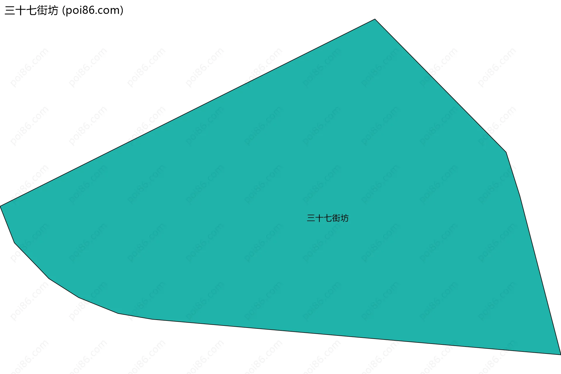 三十七街坊边界地图