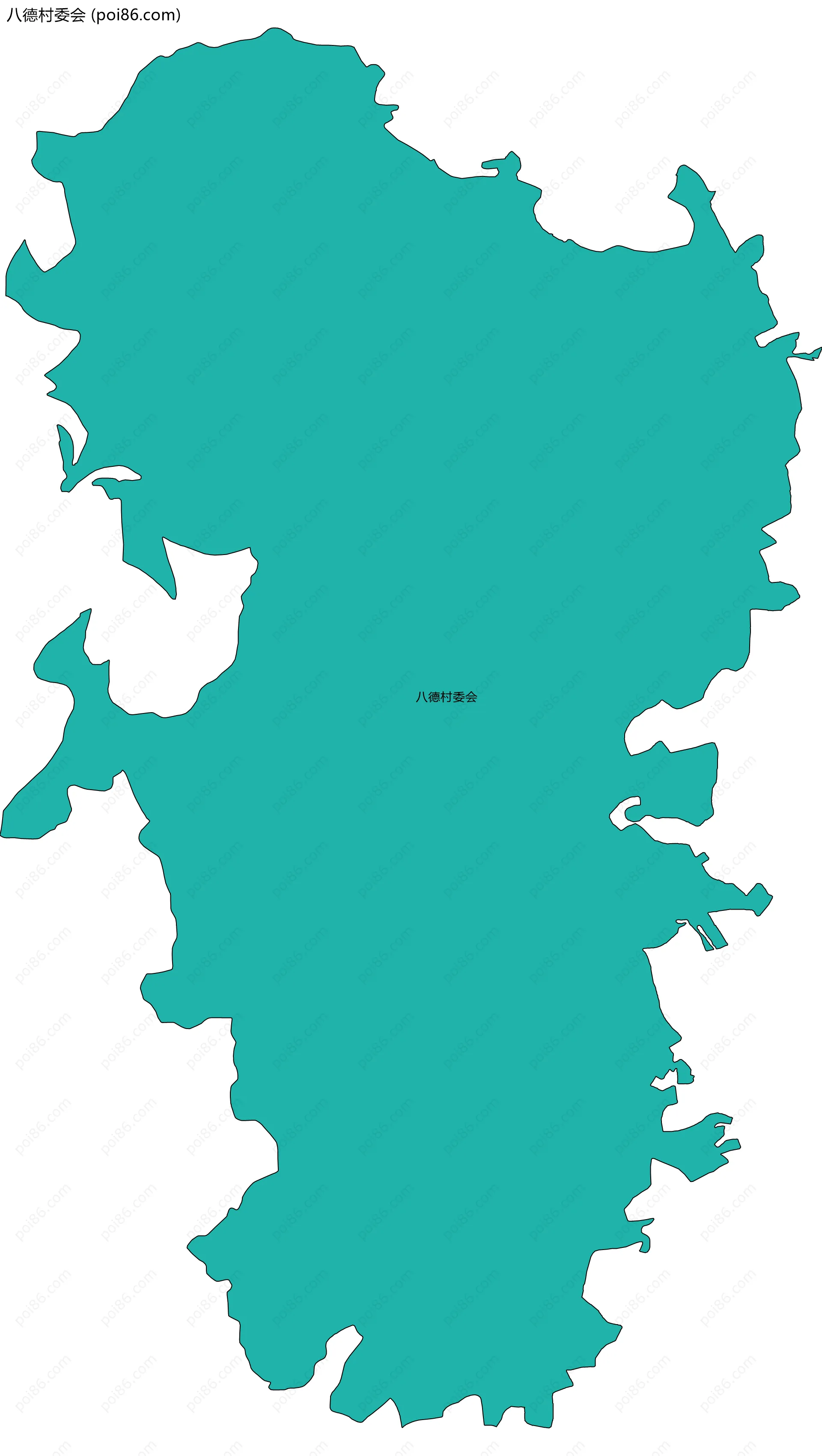 八德村委会边界地图