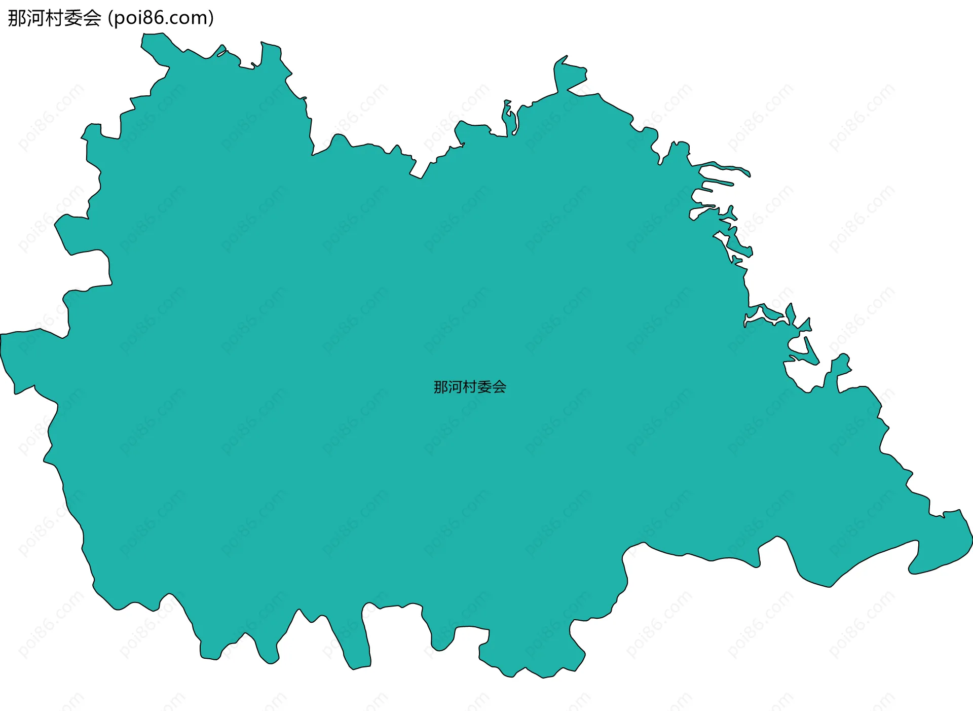 那河村委会边界地图
