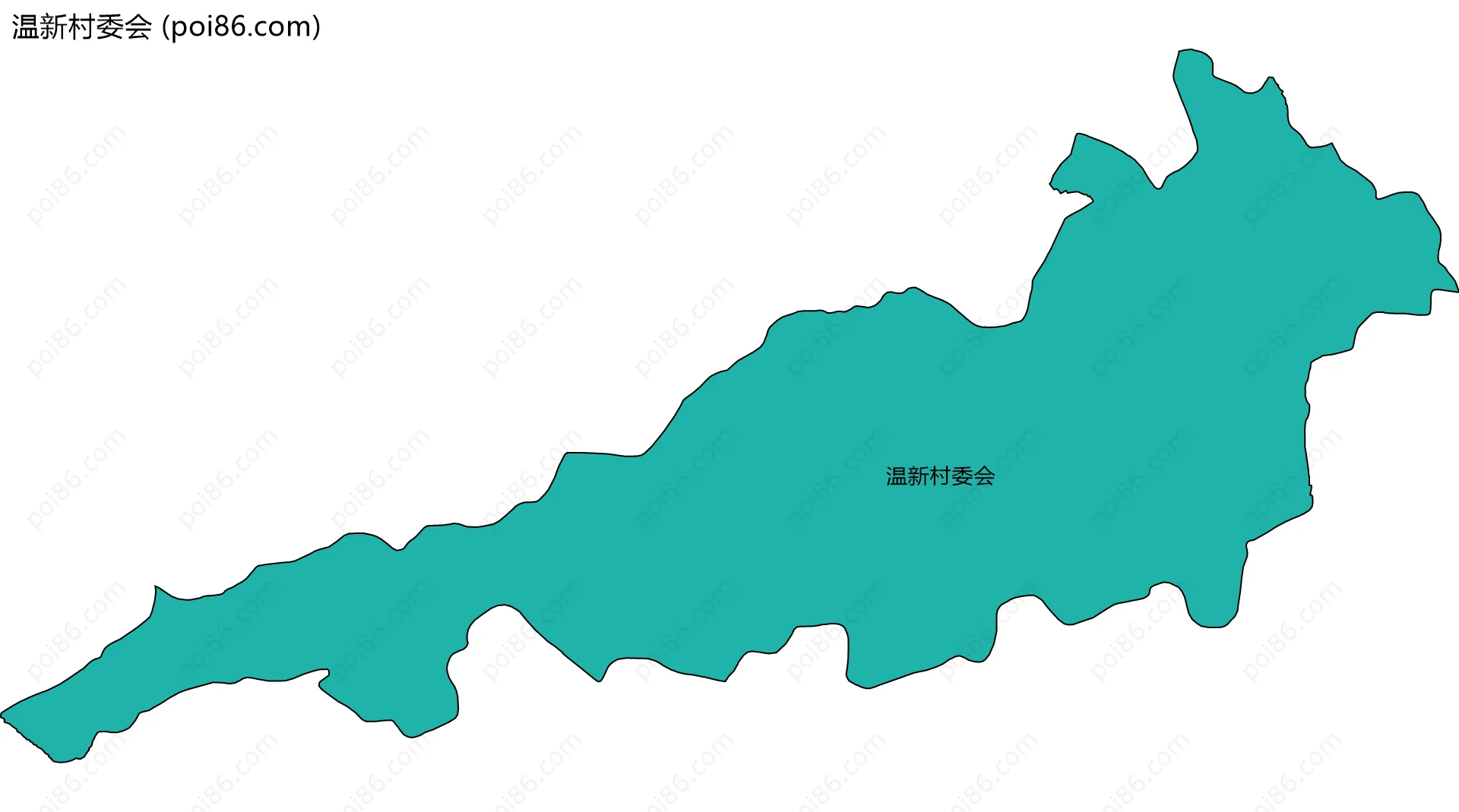 温新村委会边界地图