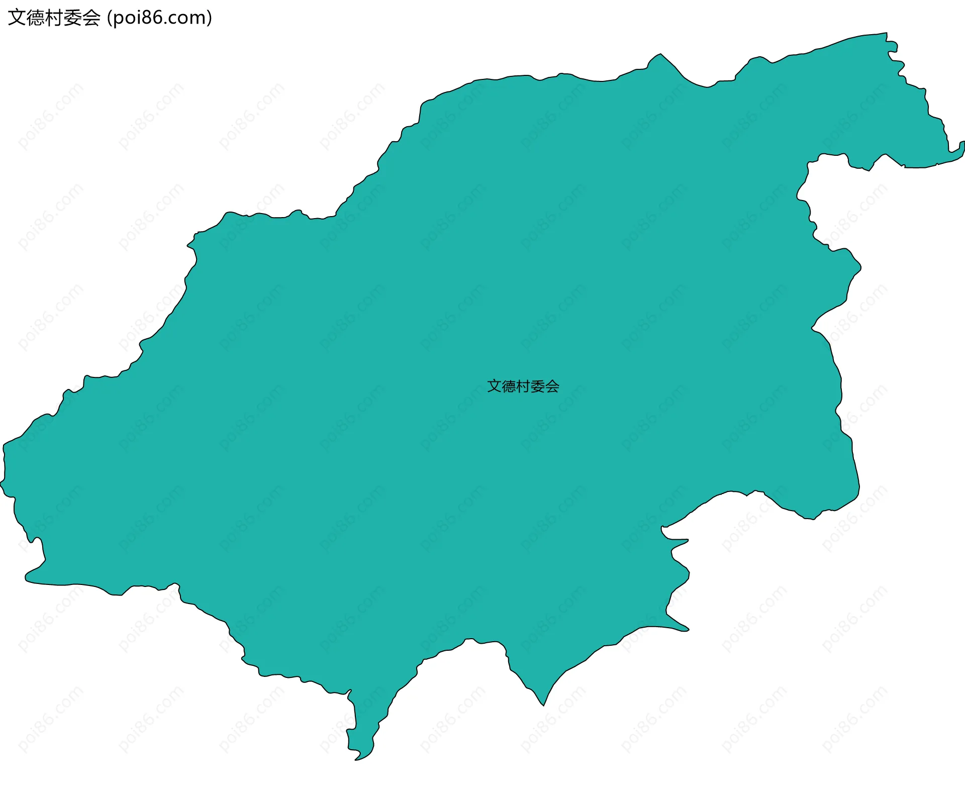 文德村委会边界地图