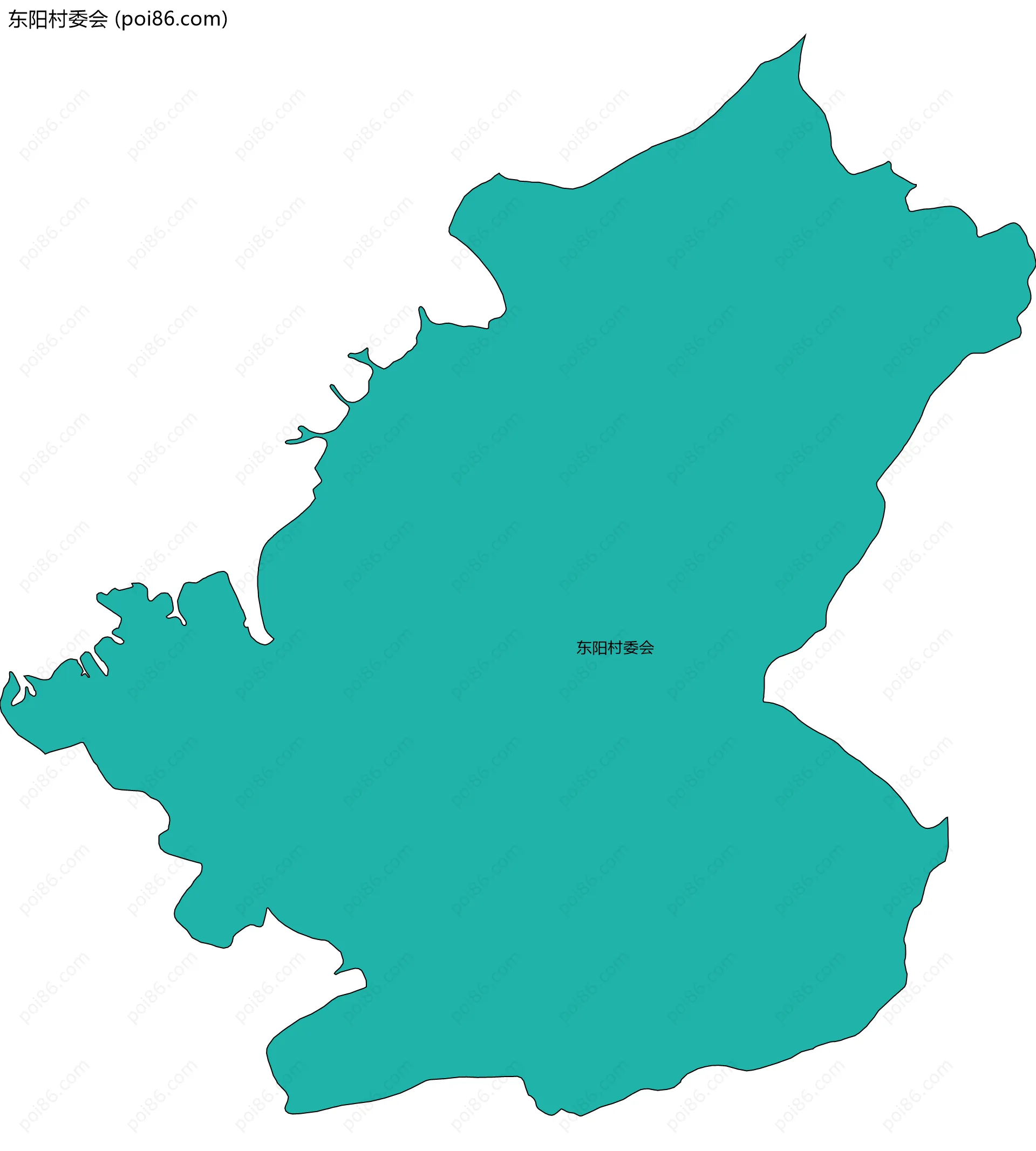 东阳村委会边界地图