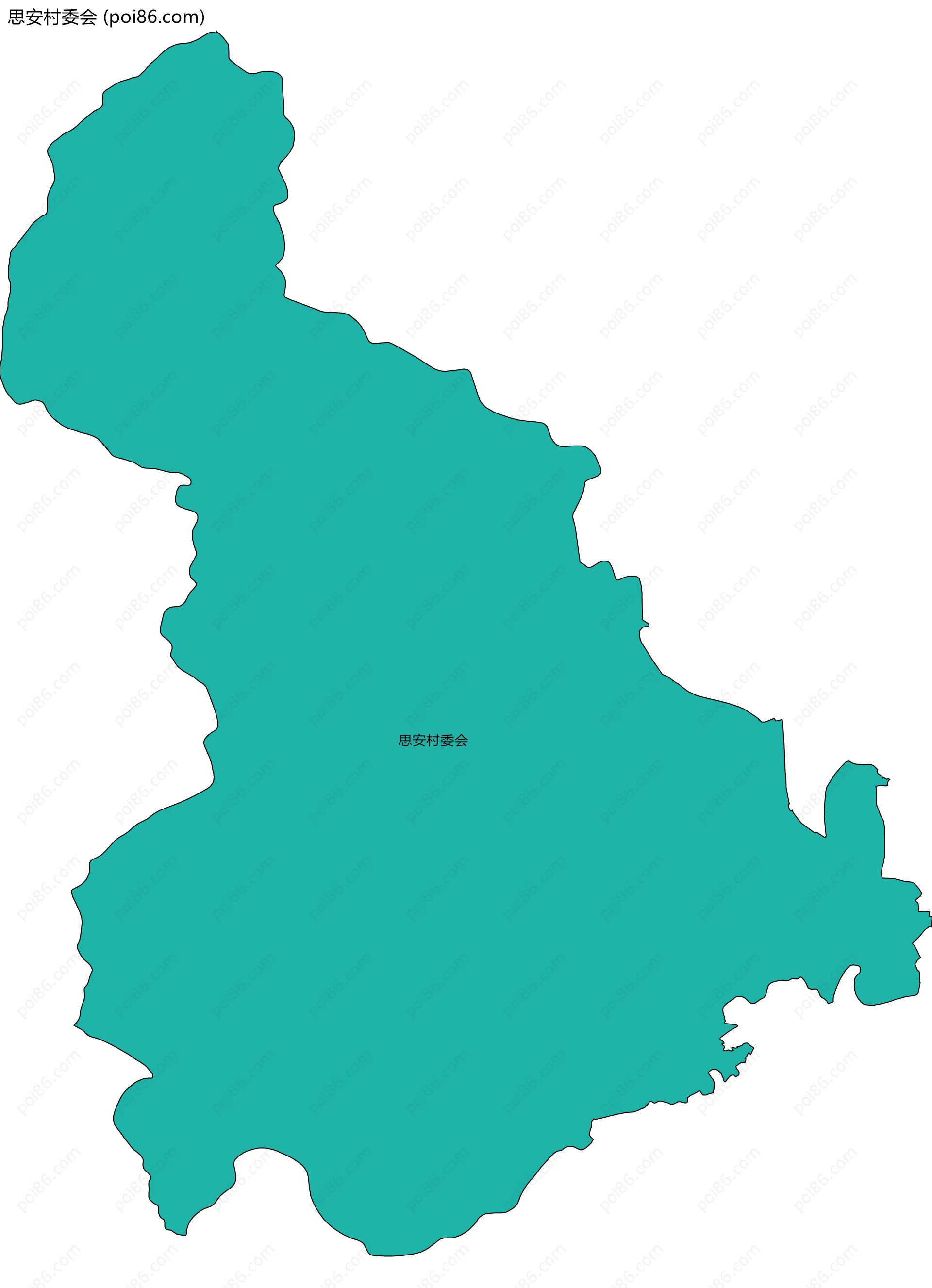 思安村委会边界地图