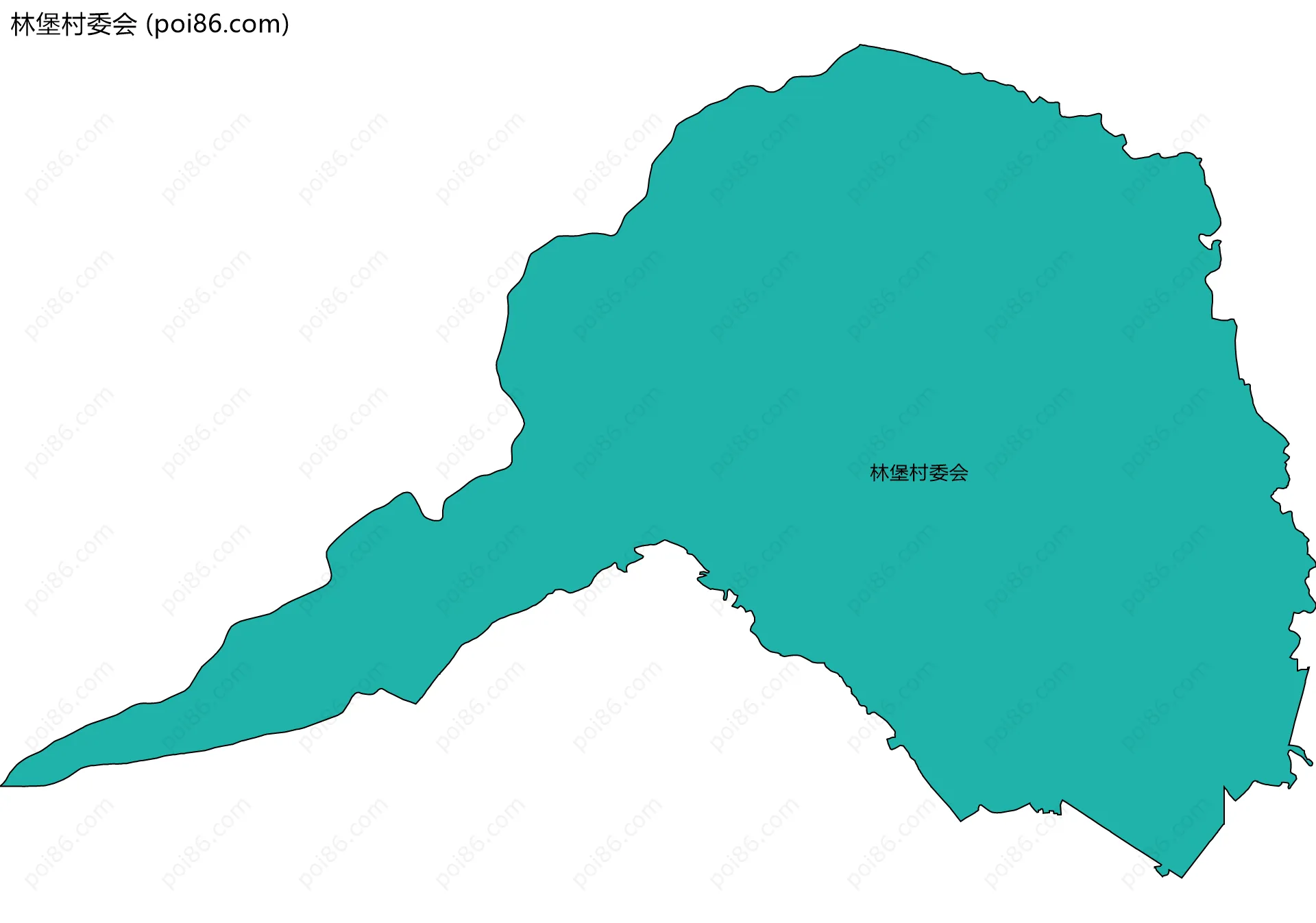 林堡村委会边界地图