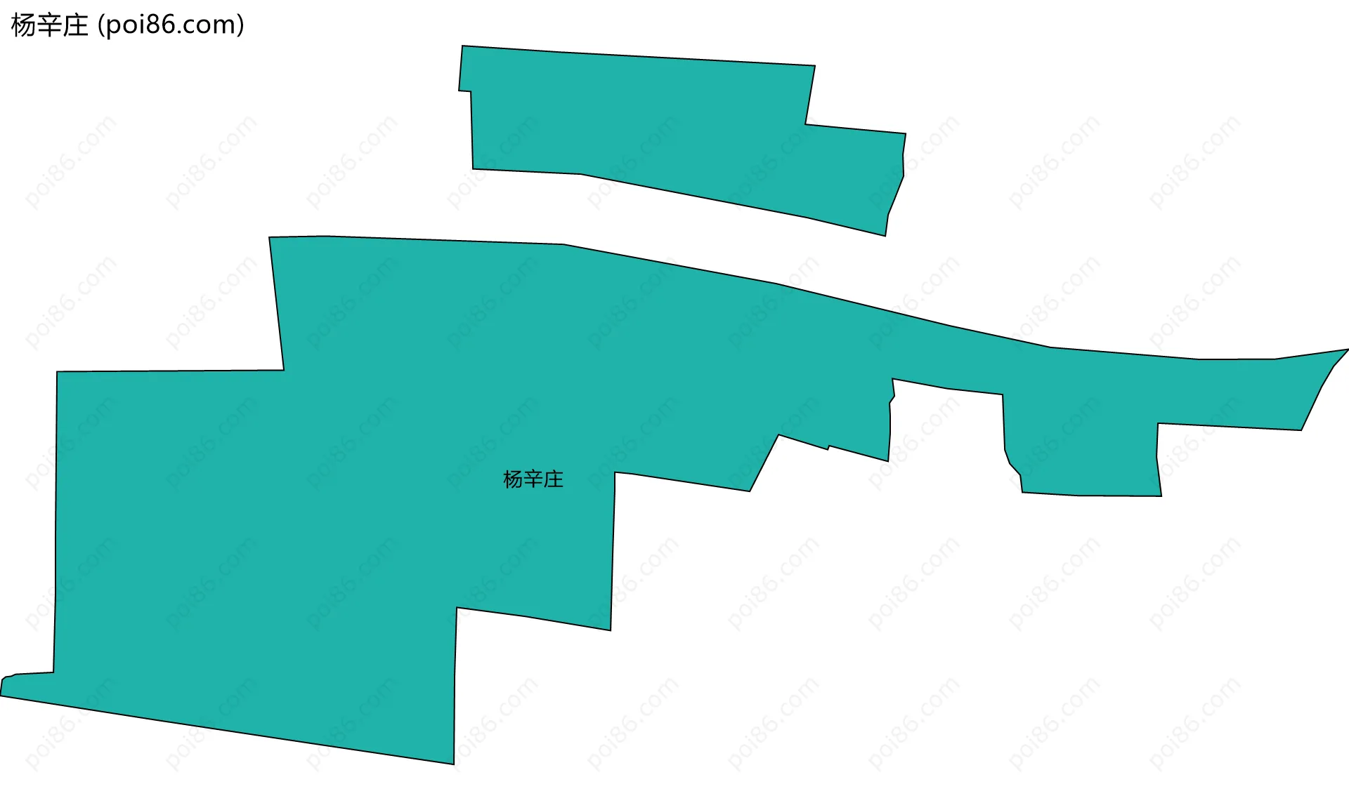 杨辛庄边界地图