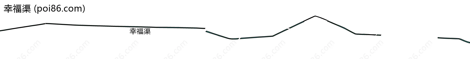 幸福渠边界地图