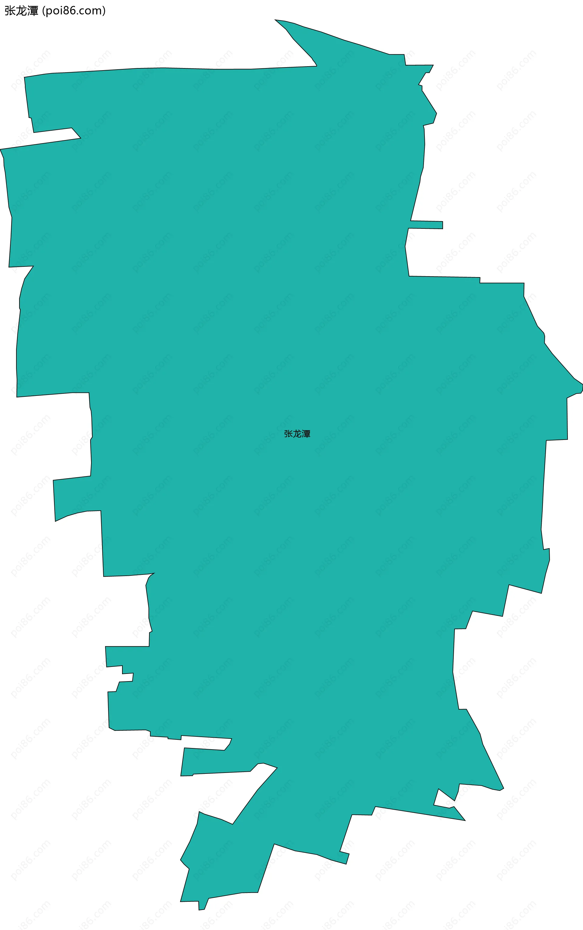 张龙潭边界地图