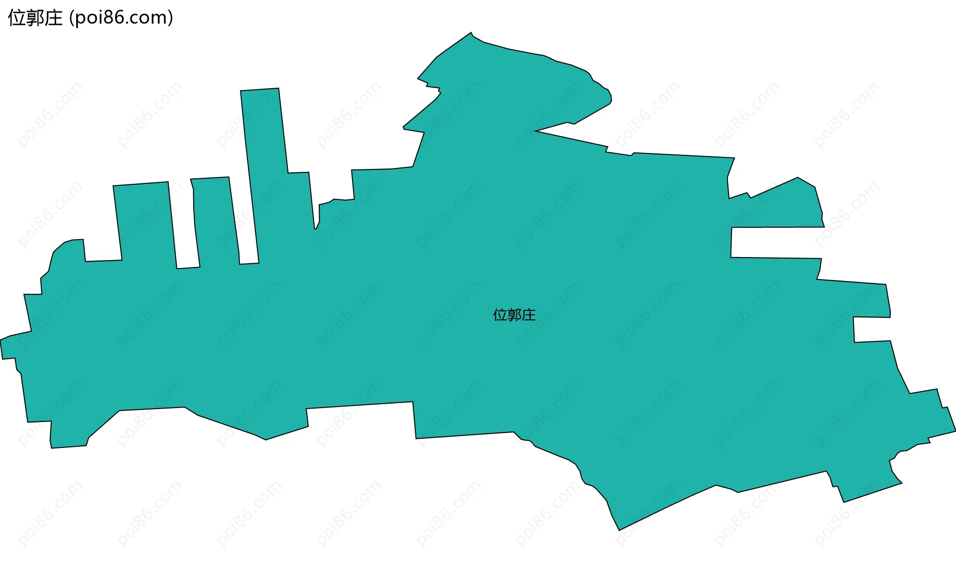 位郭庄边界地图