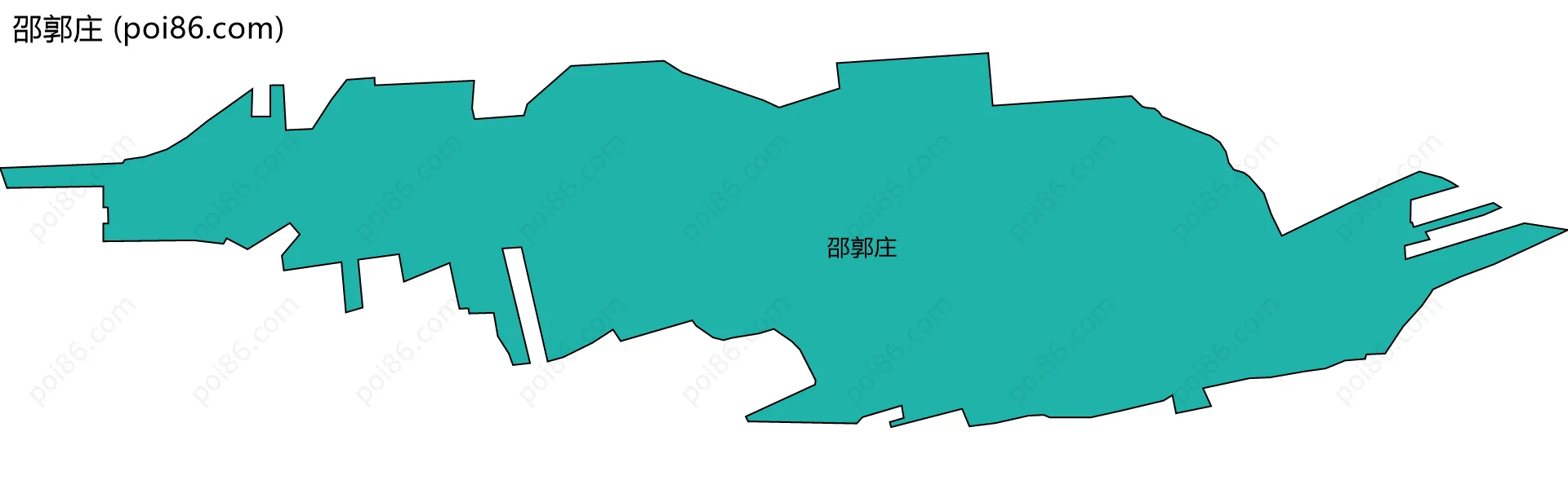 邵郭庄边界地图