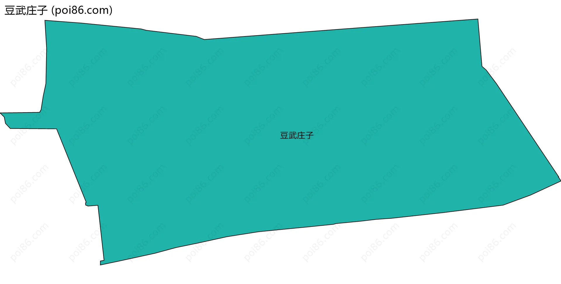 豆武庄子边界地图