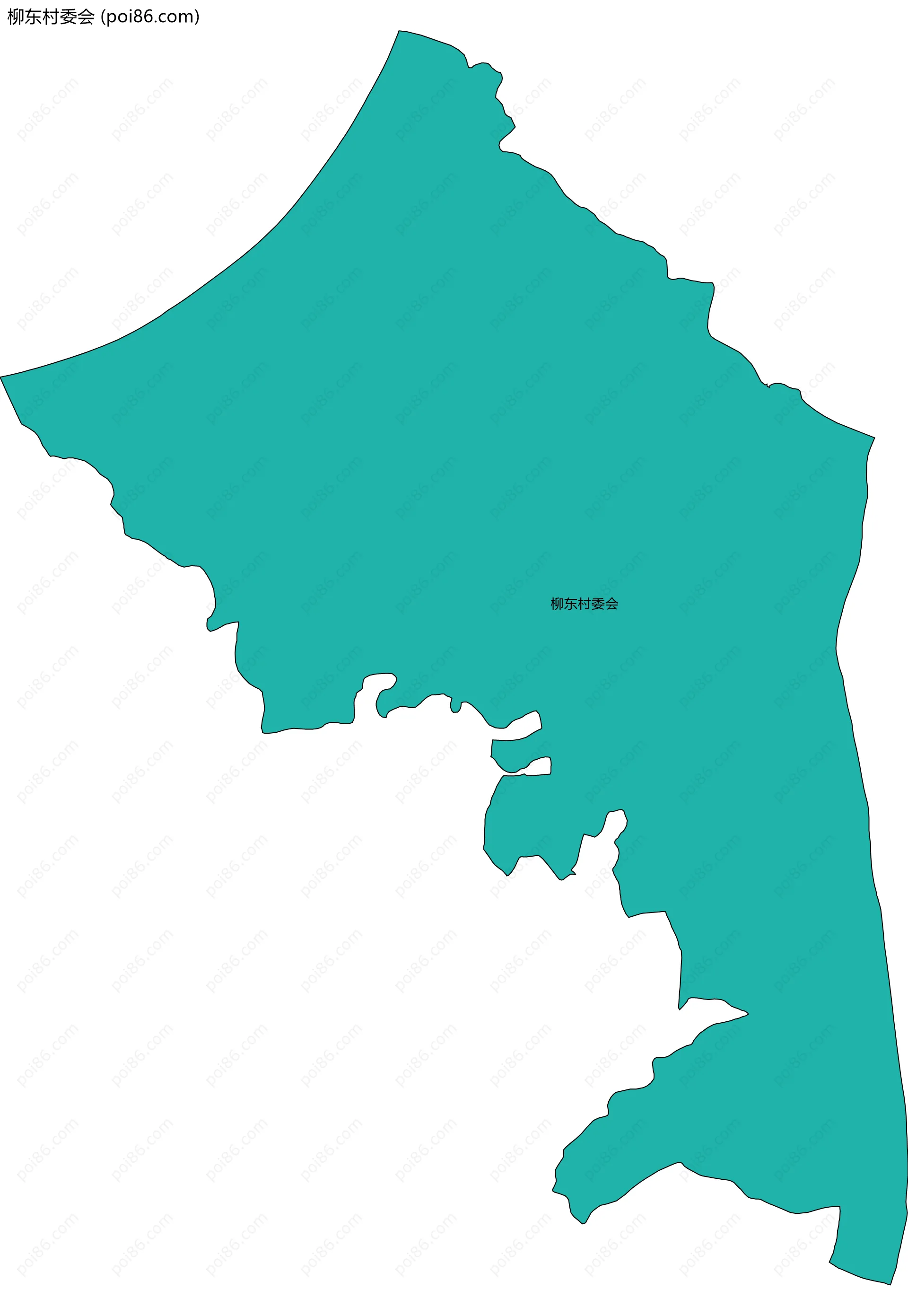 柳东村委会边界地图