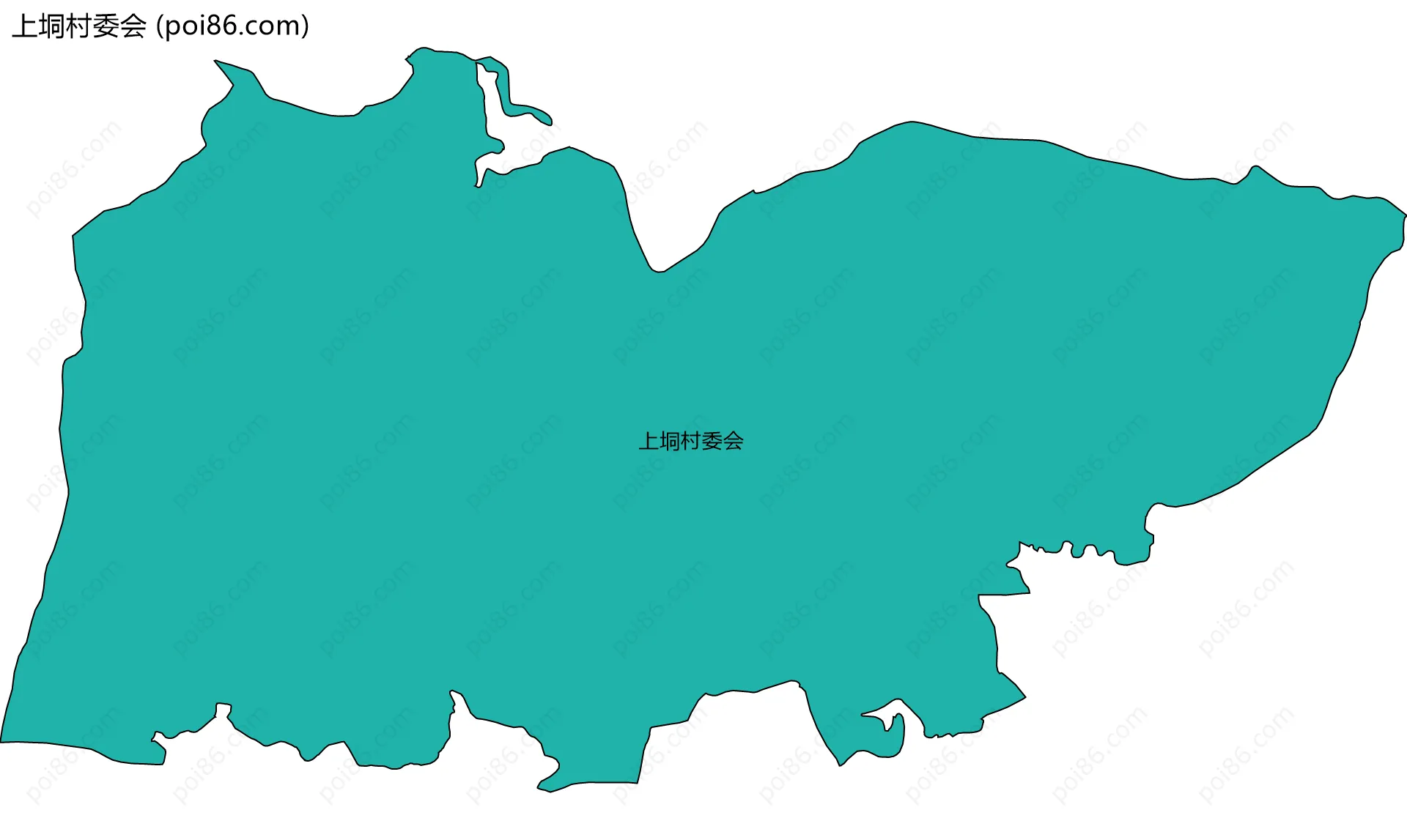 上垌村委会边界地图