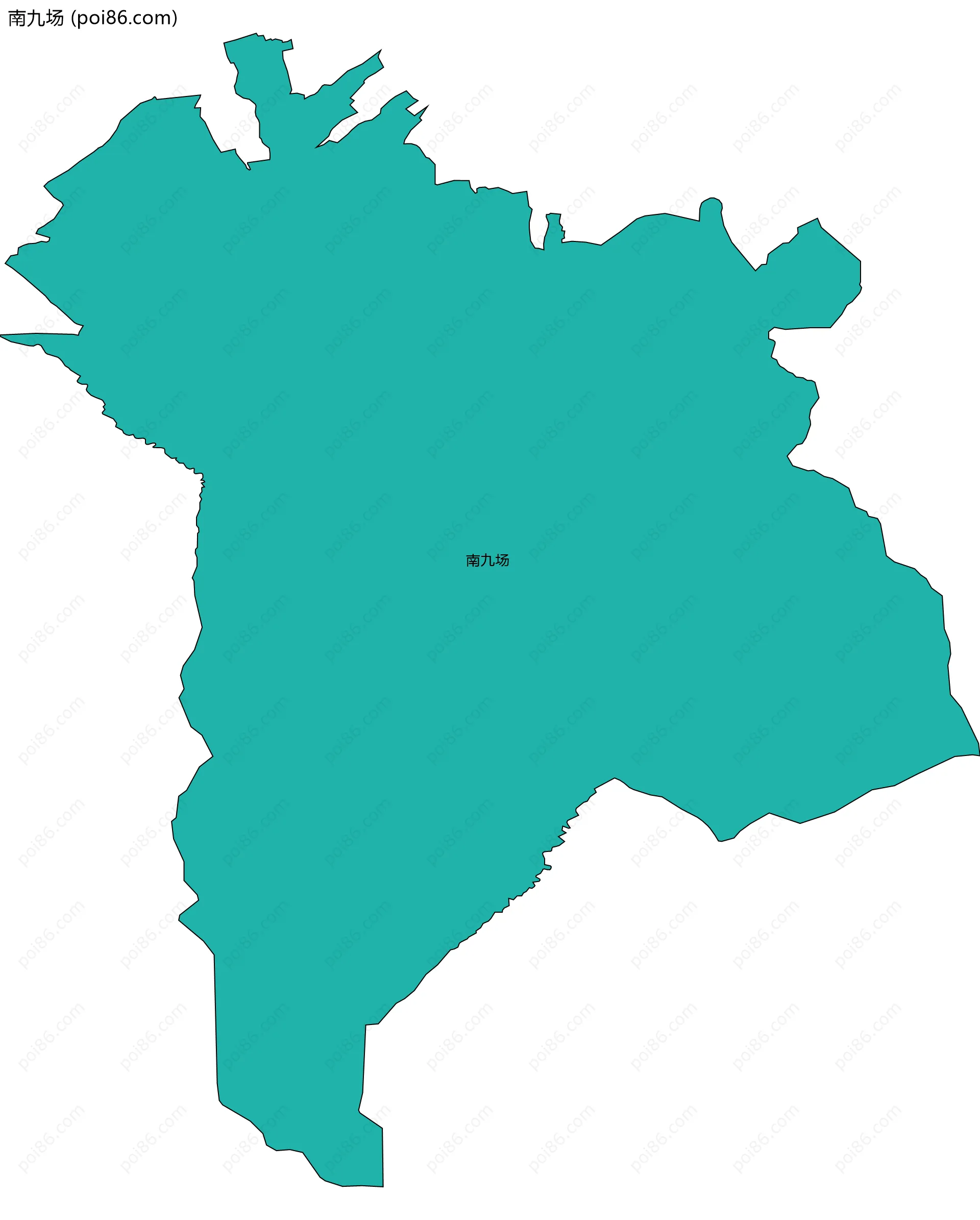 南九场边界地图