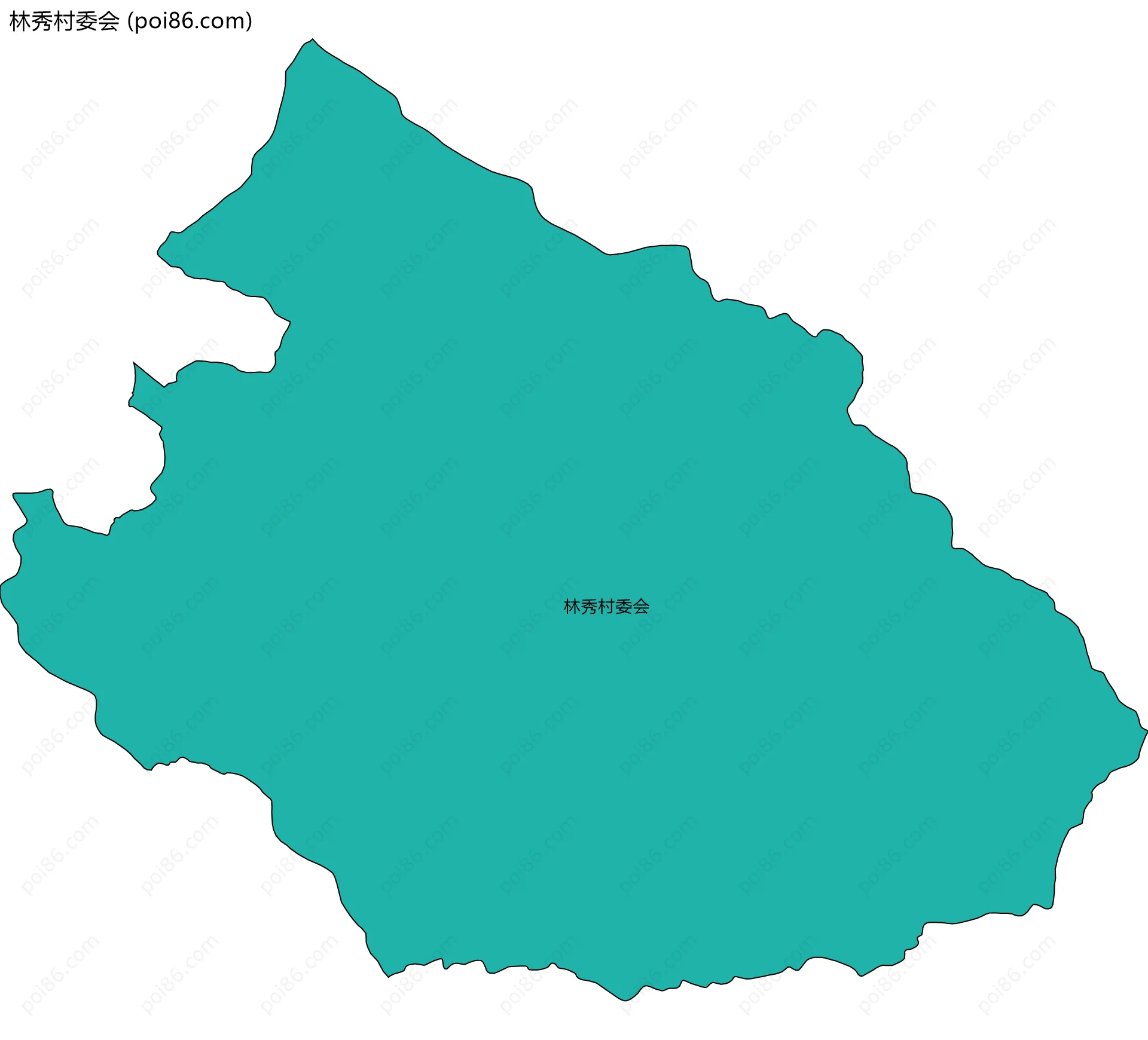 林秀村委会边界地图