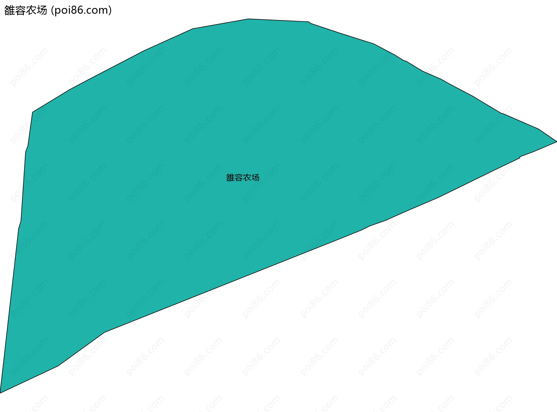 雒容农场边界地图