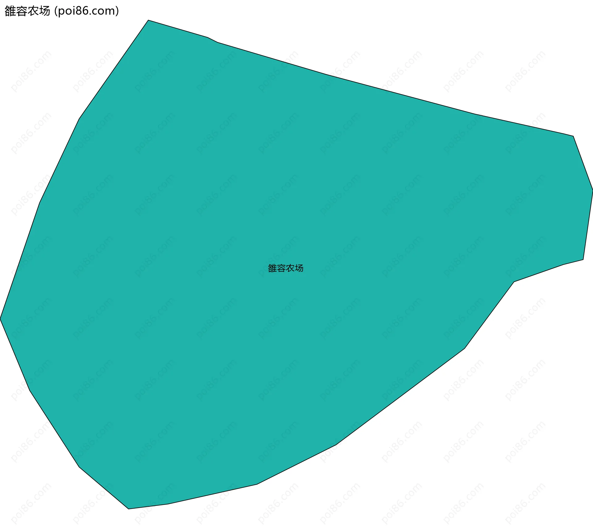 雒容农场边界地图