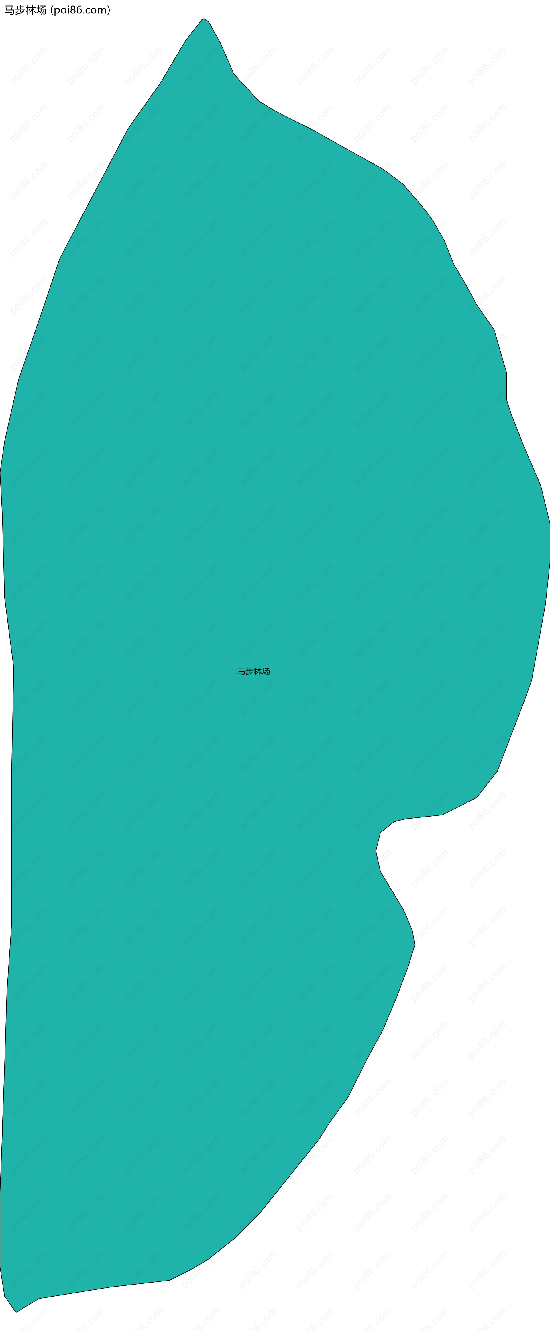 马步林场边界地图