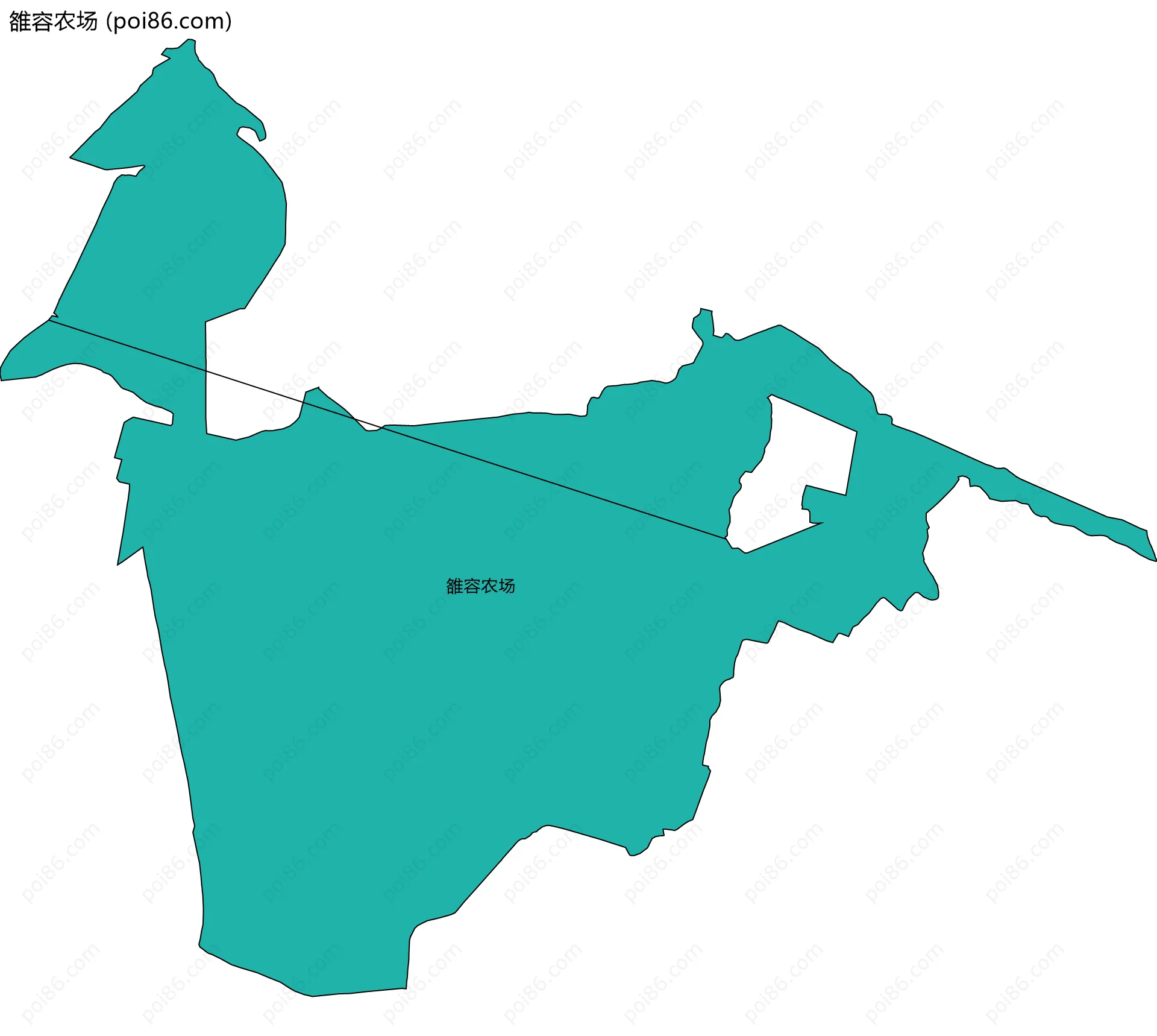 雒容农场边界地图