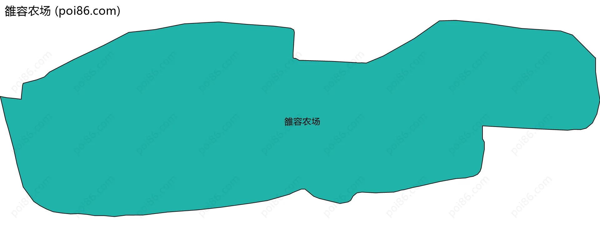 雒容农场边界地图