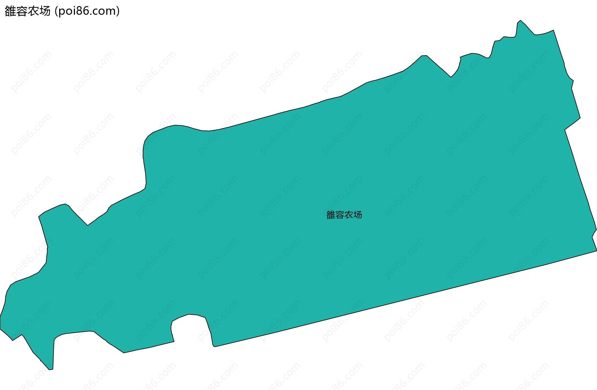 雒容农场边界地图