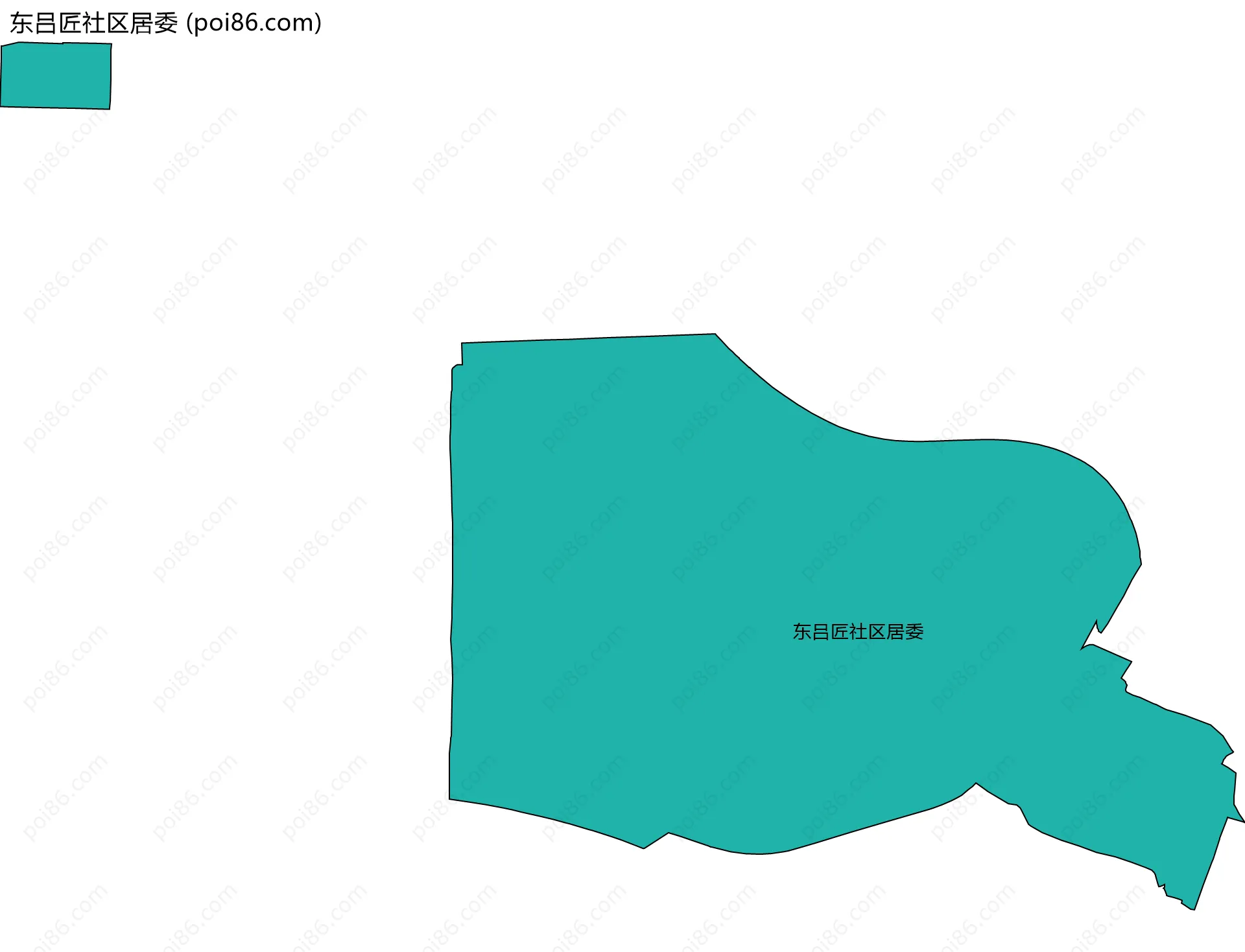东吕匠社区居委边界地图