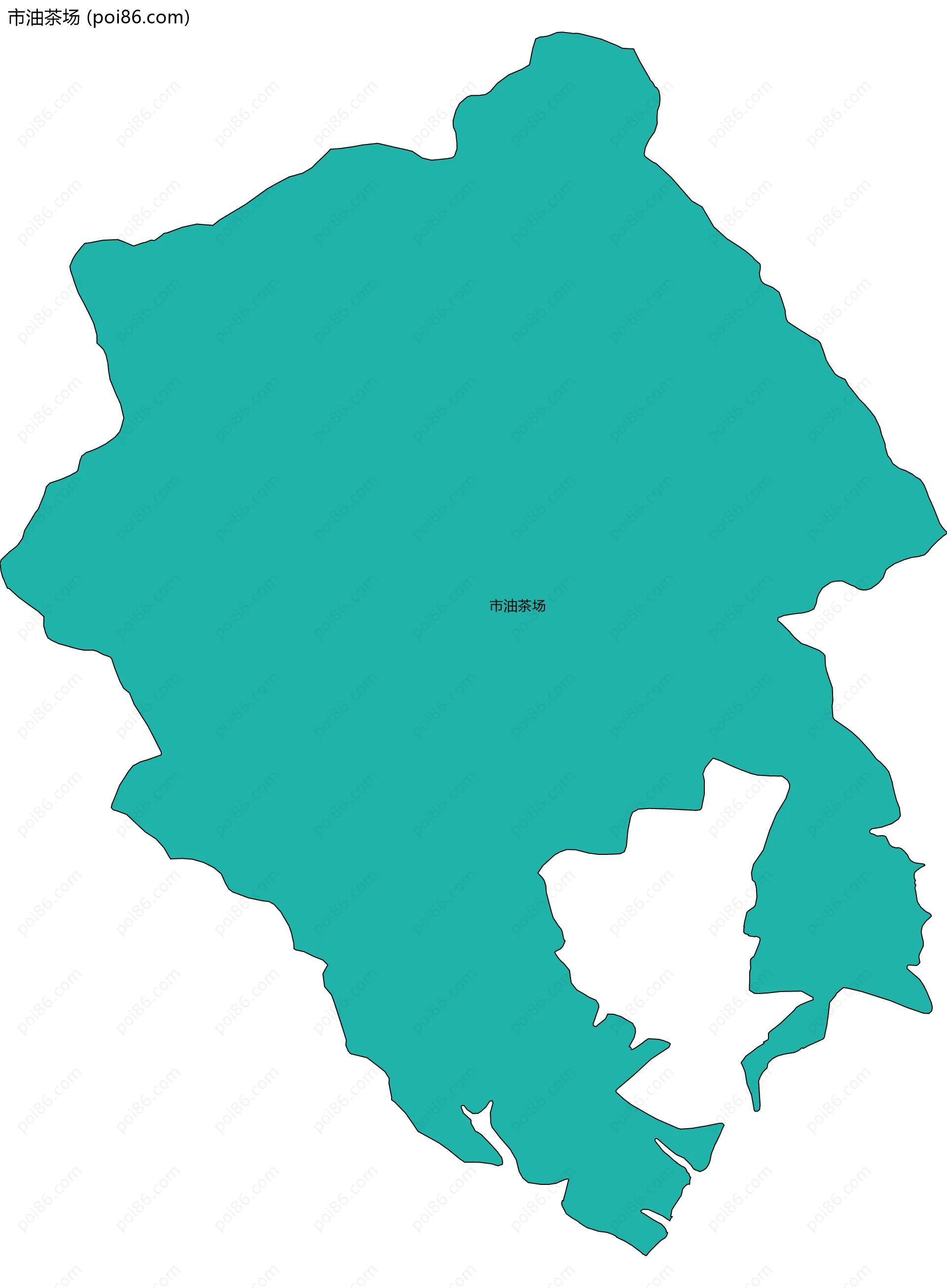 市油茶场边界地图