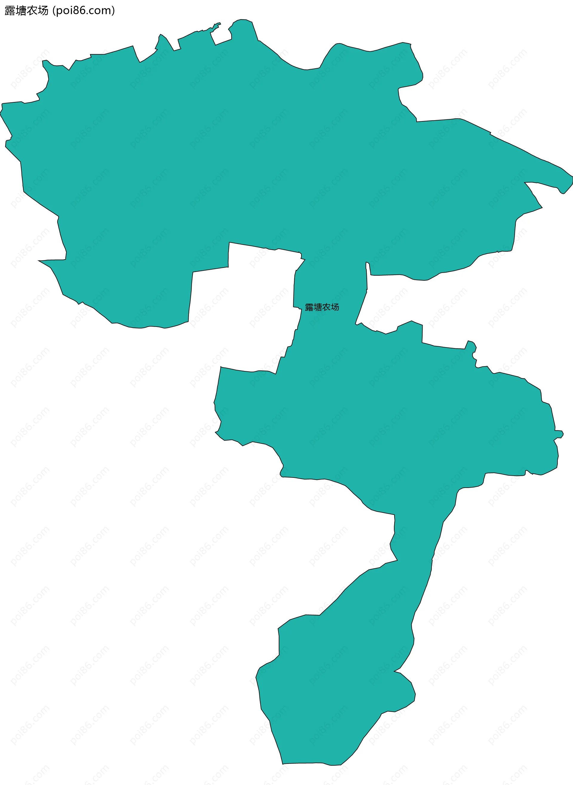 露塘农场边界地图