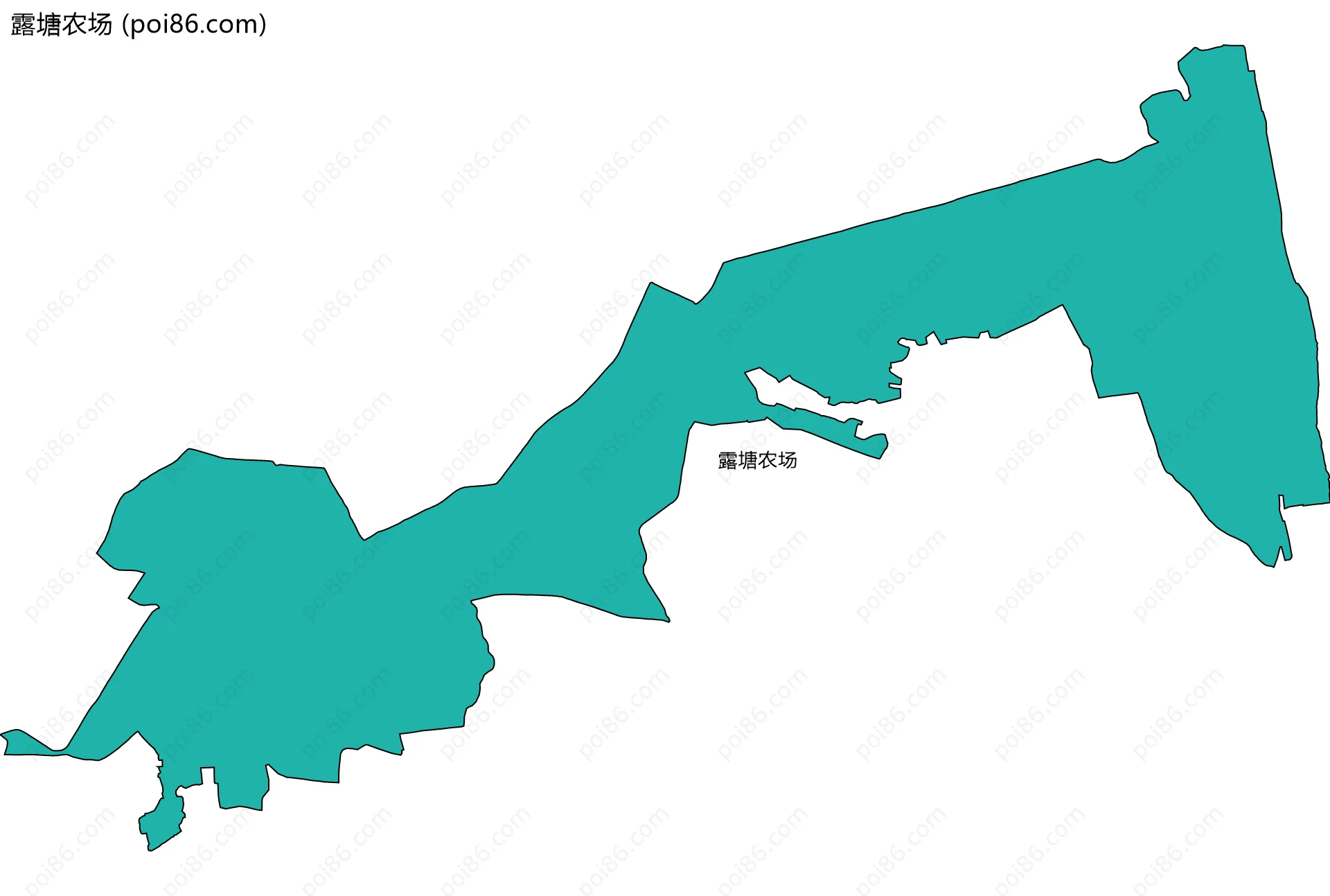 露塘农场边界地图