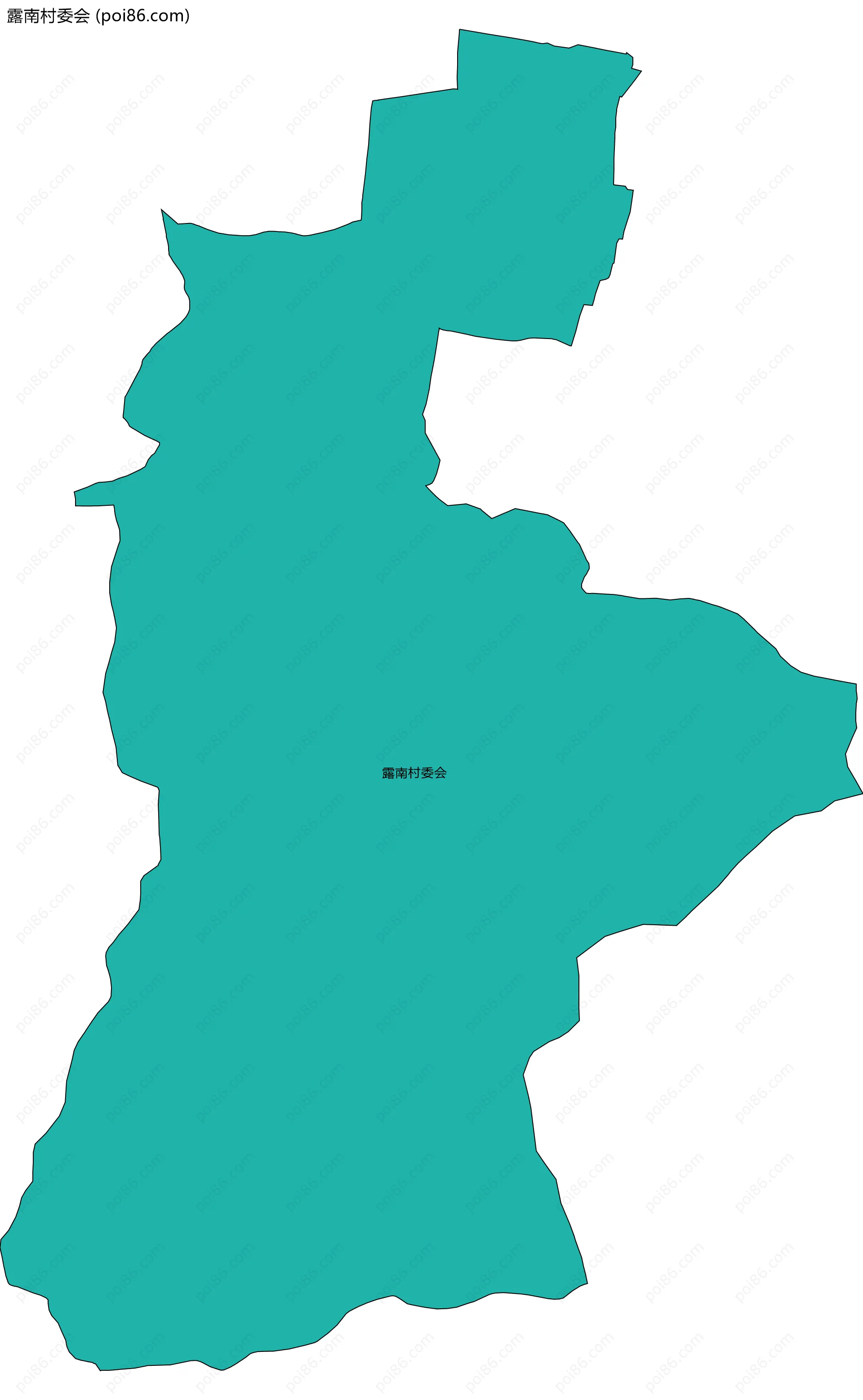 露南村委会边界地图