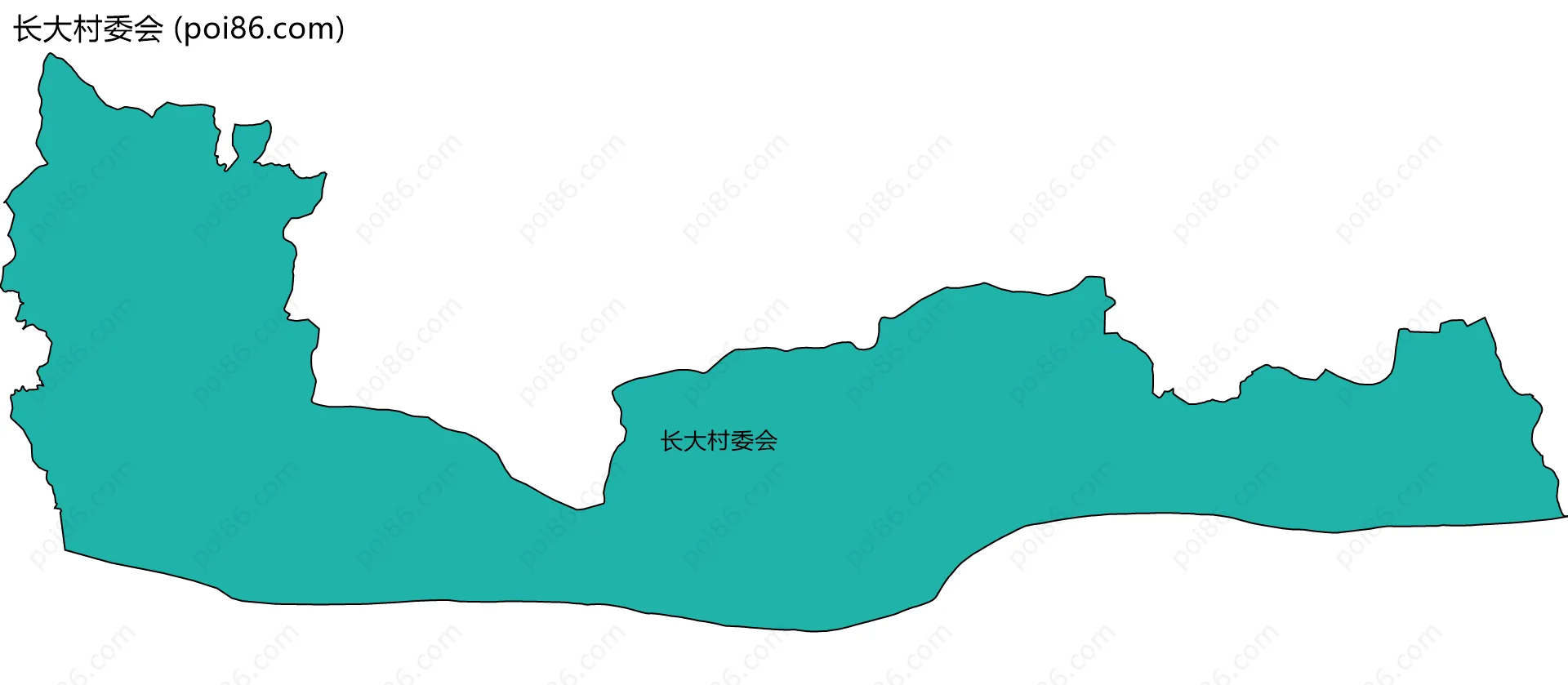 长大村委会边界地图