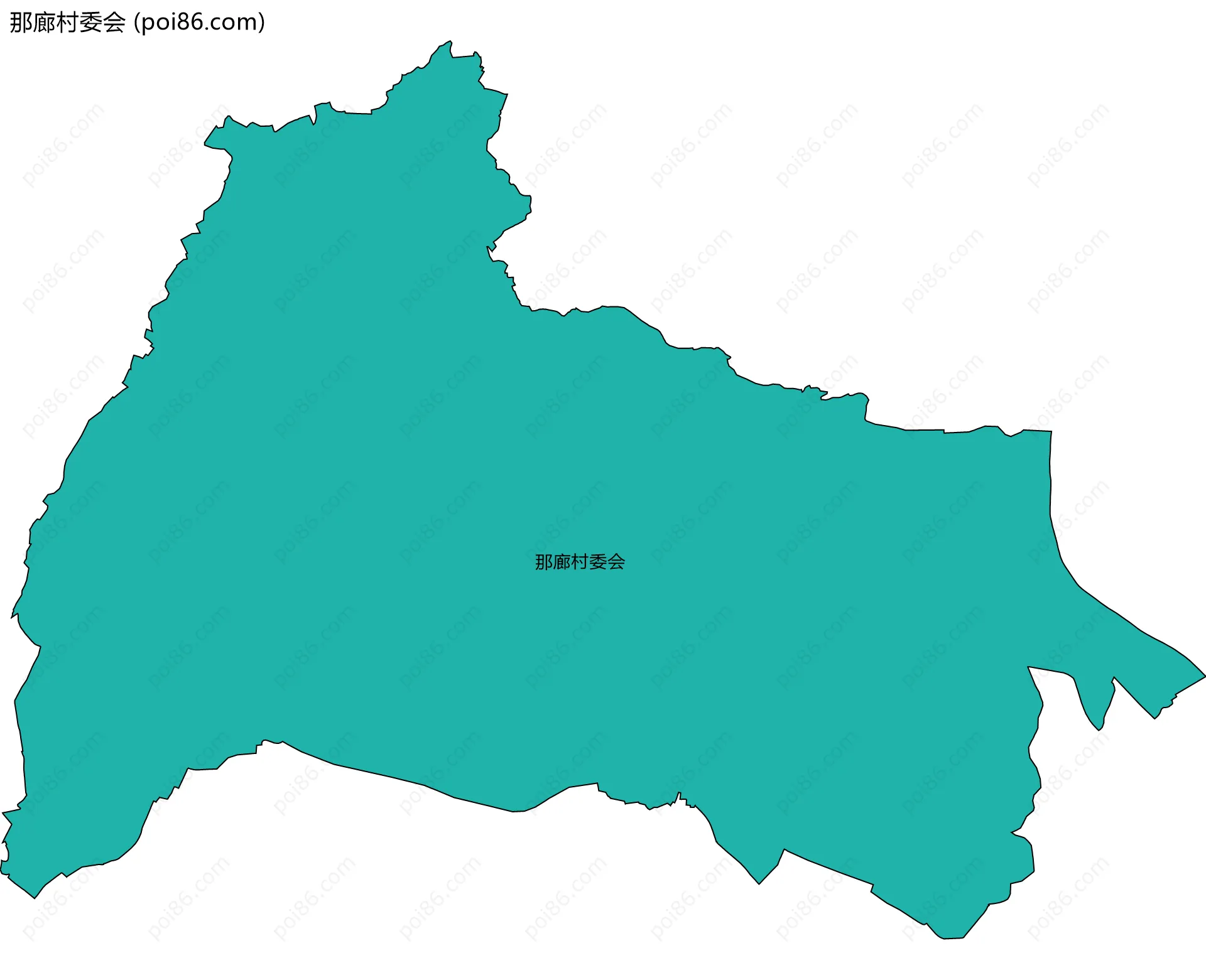 那廊村委会边界地图