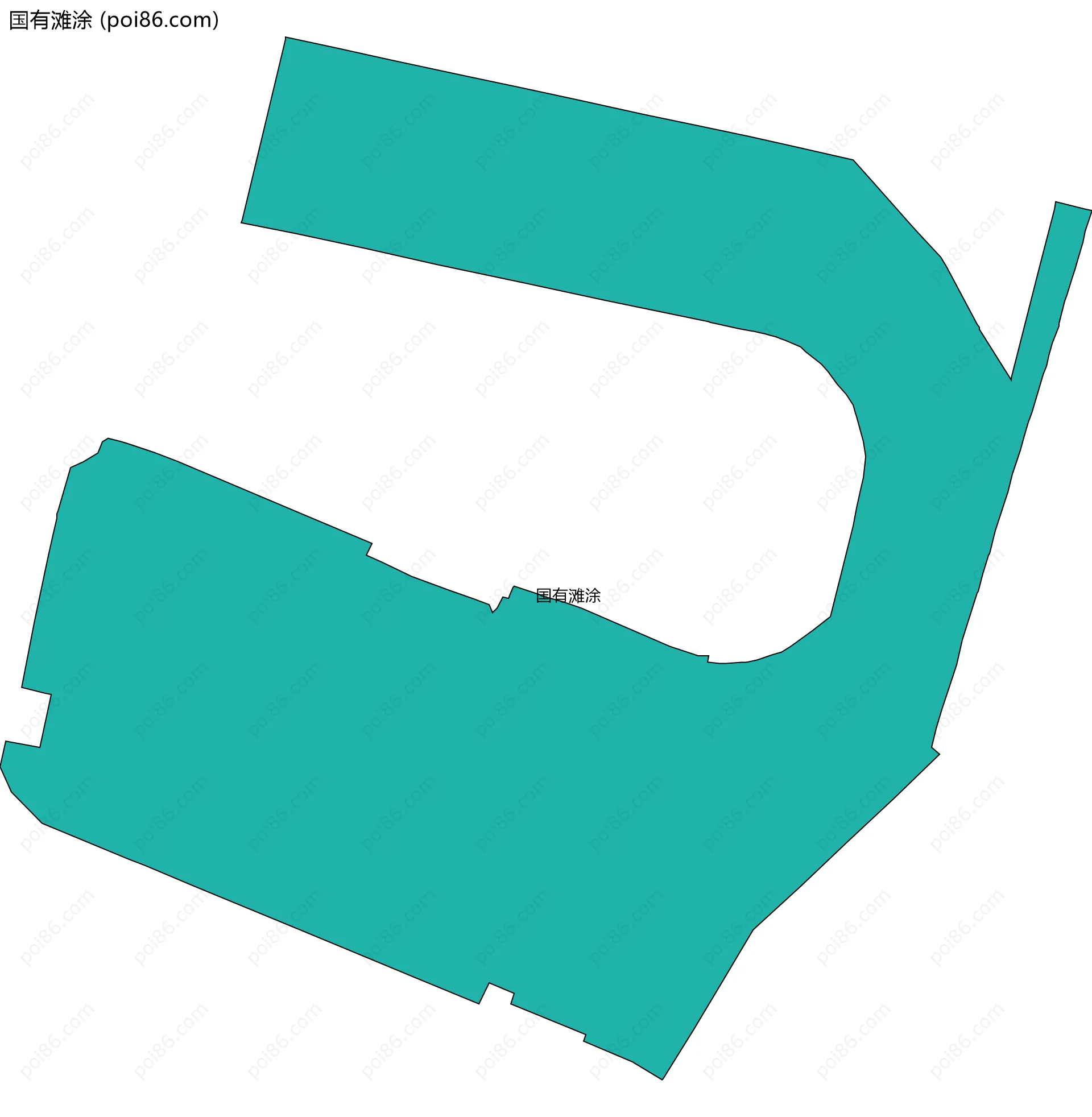 国有滩涂边界地图