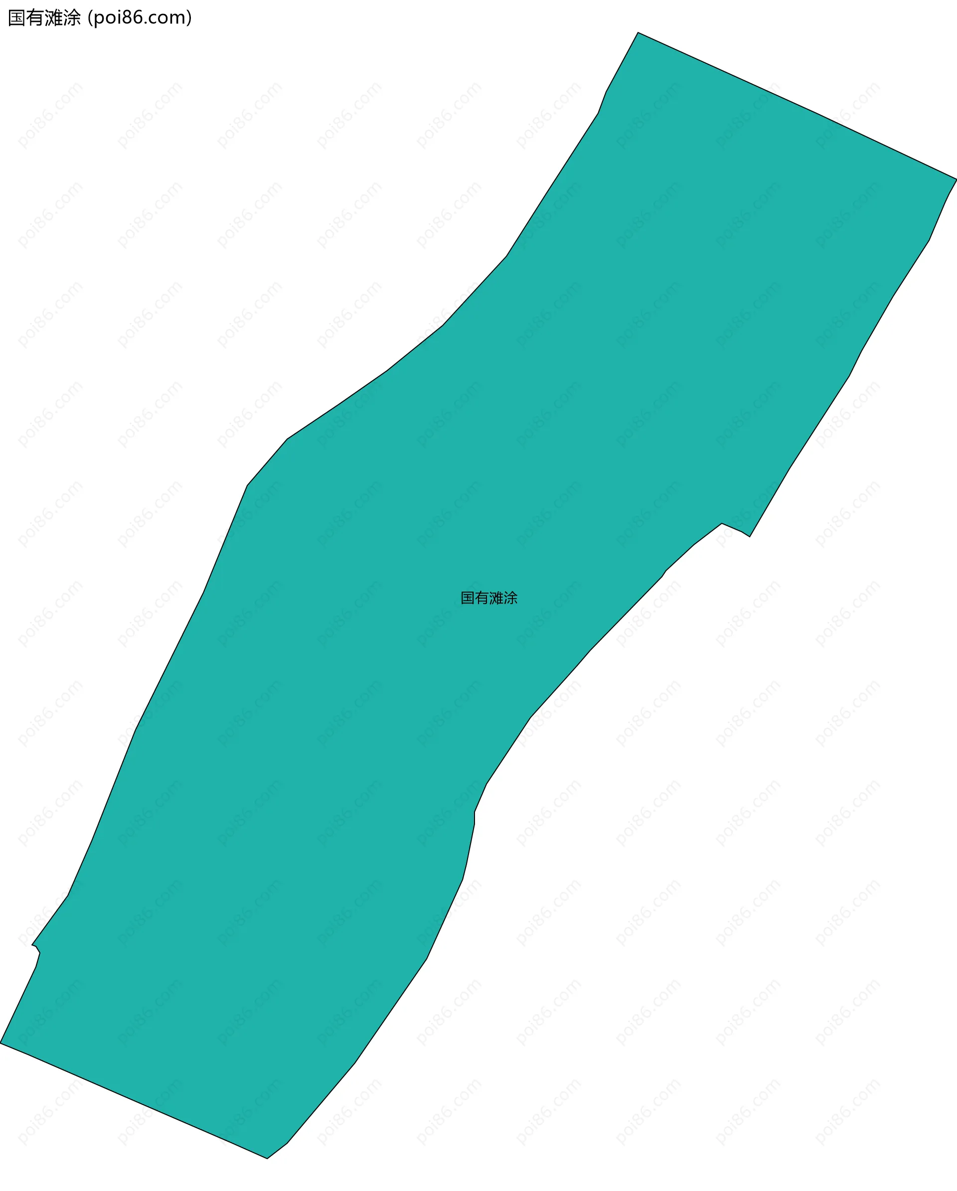 国有滩涂边界地图