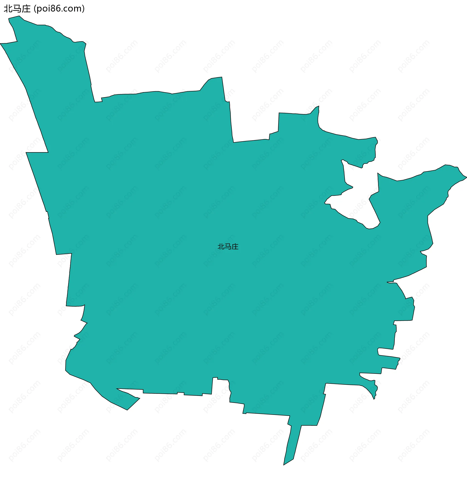 北马庄边界地图