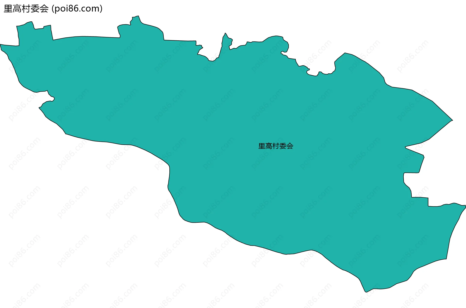 里高村委会边界地图