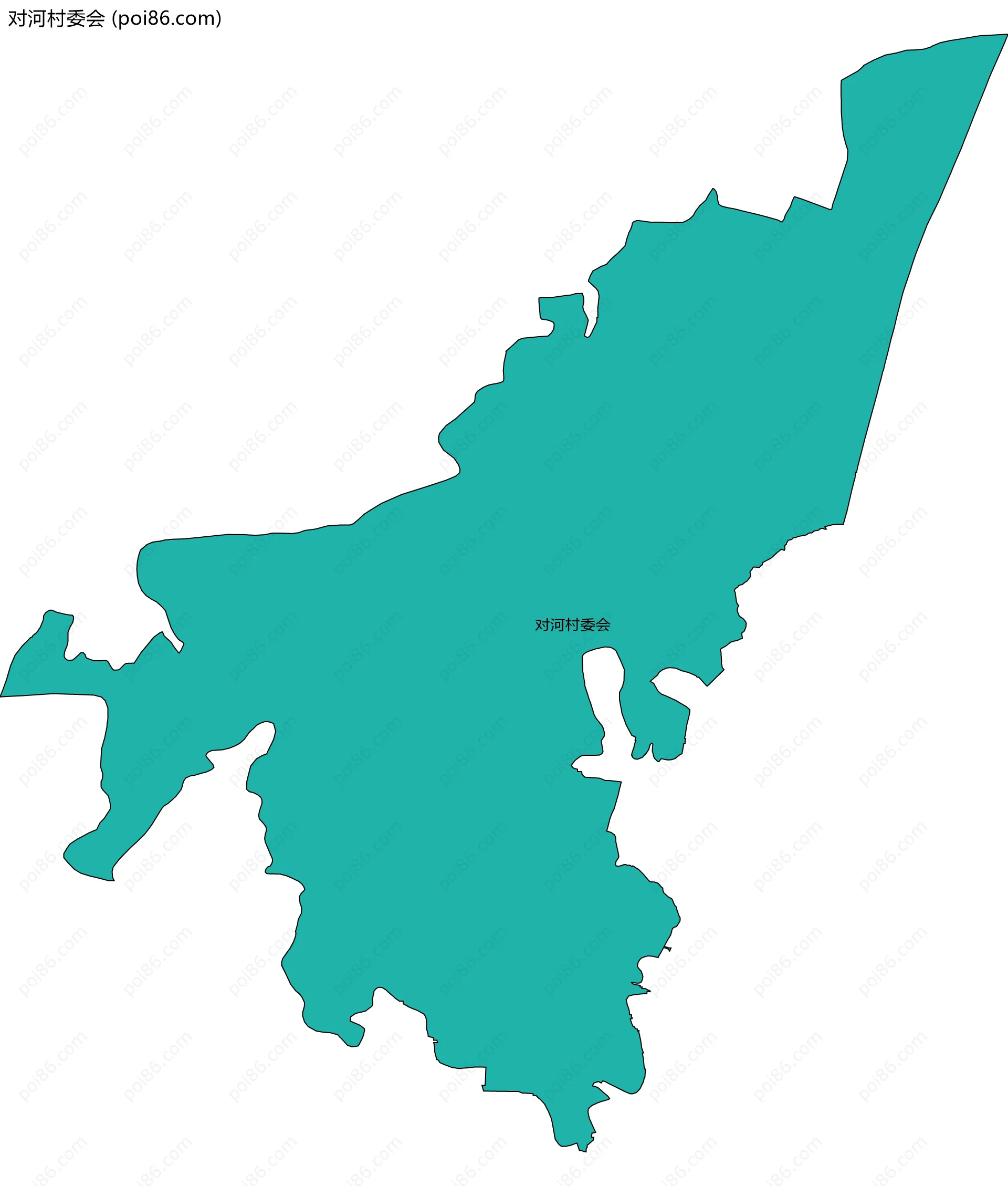 对河村委会边界地图