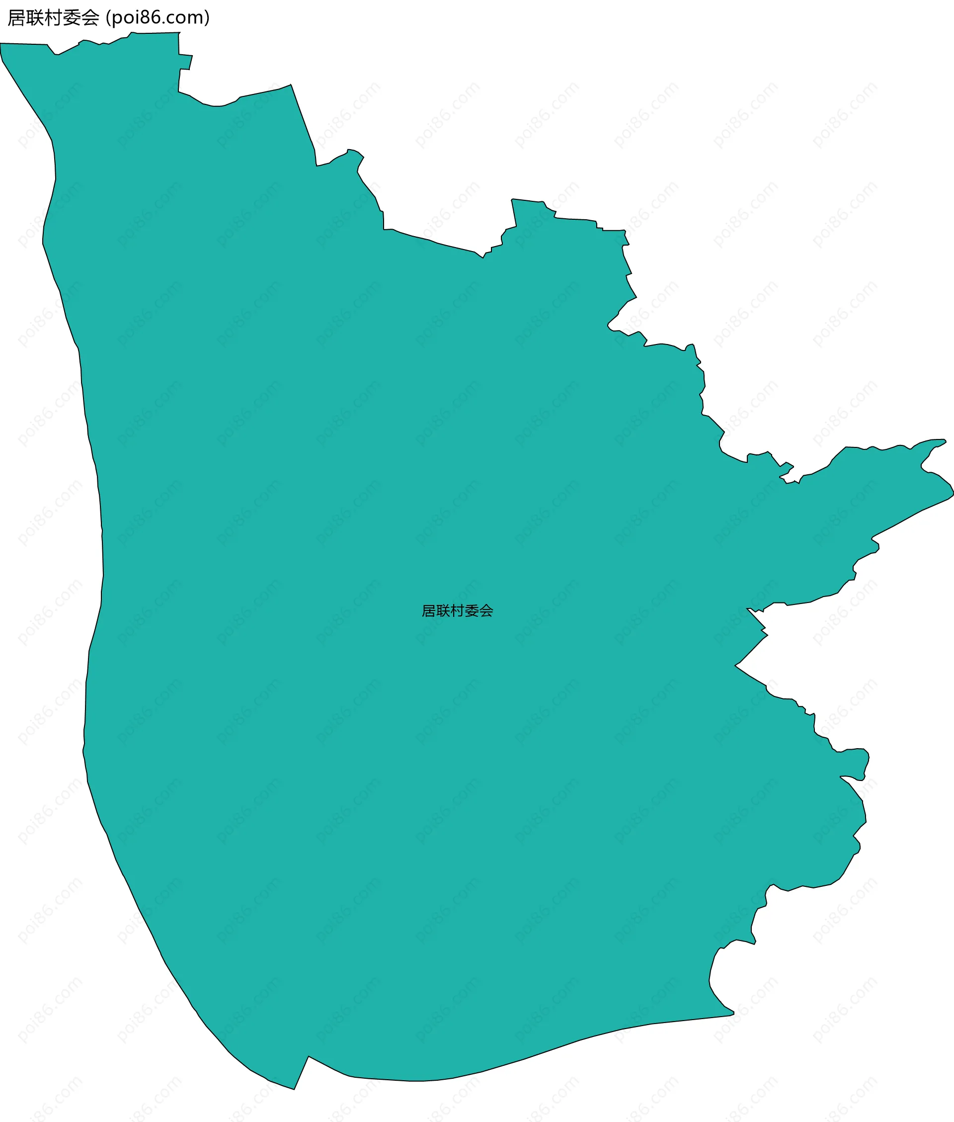 居联村委会边界地图