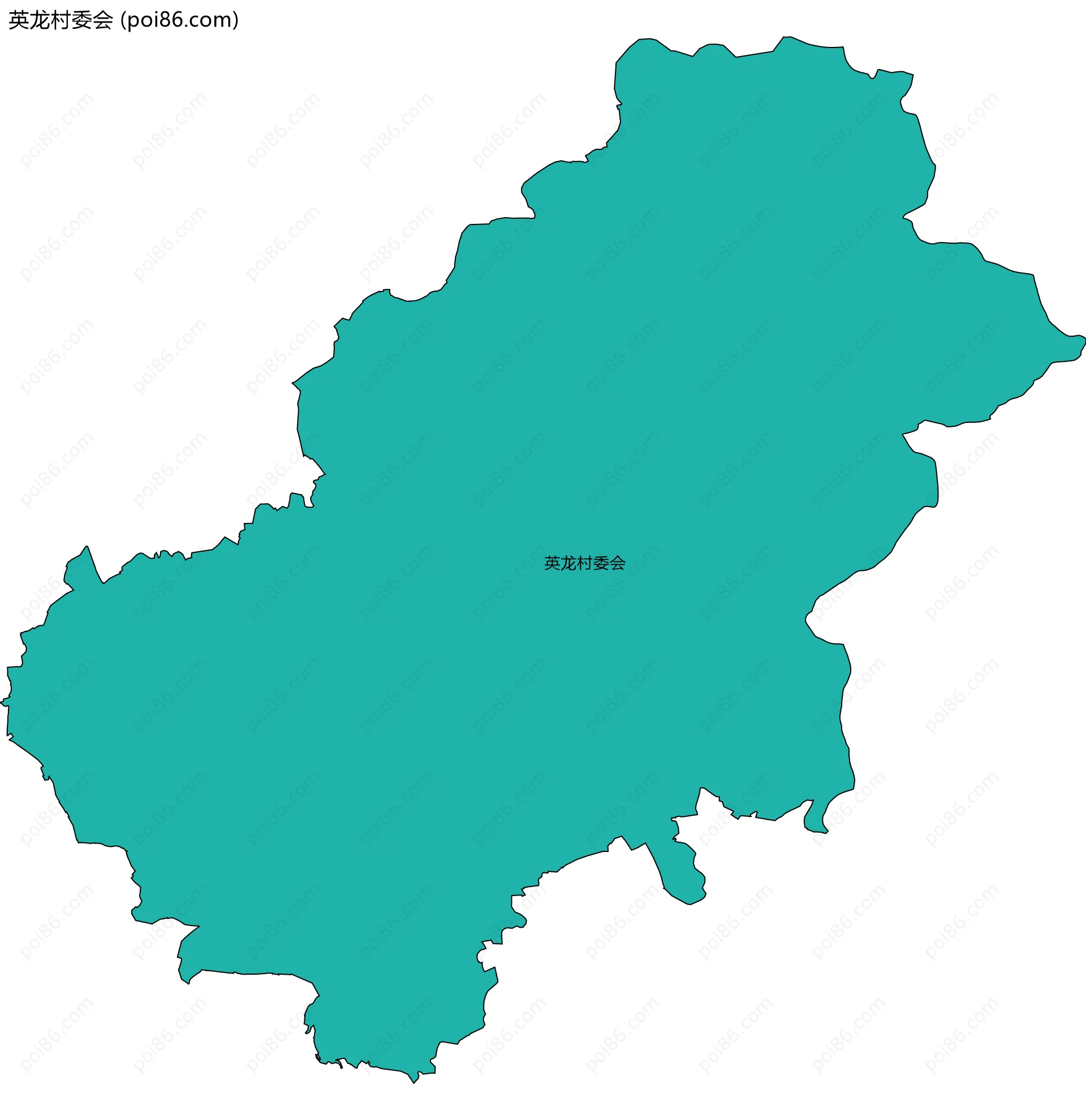 英龙村委会边界地图