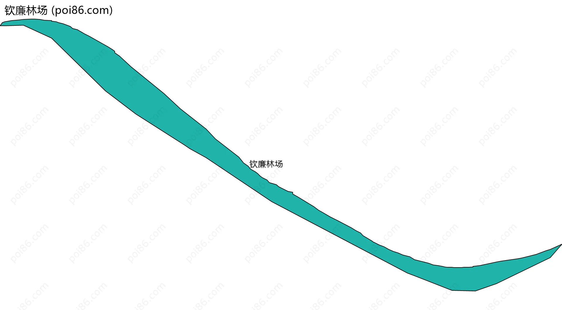 钦廉林场边界地图