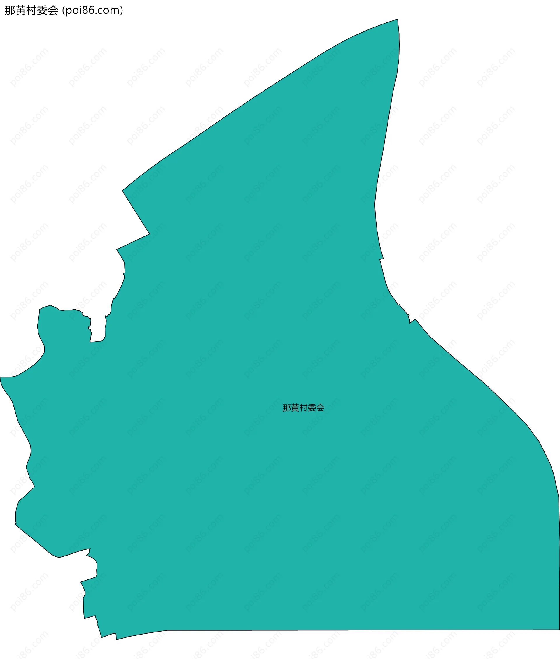 那黄村委会边界地图