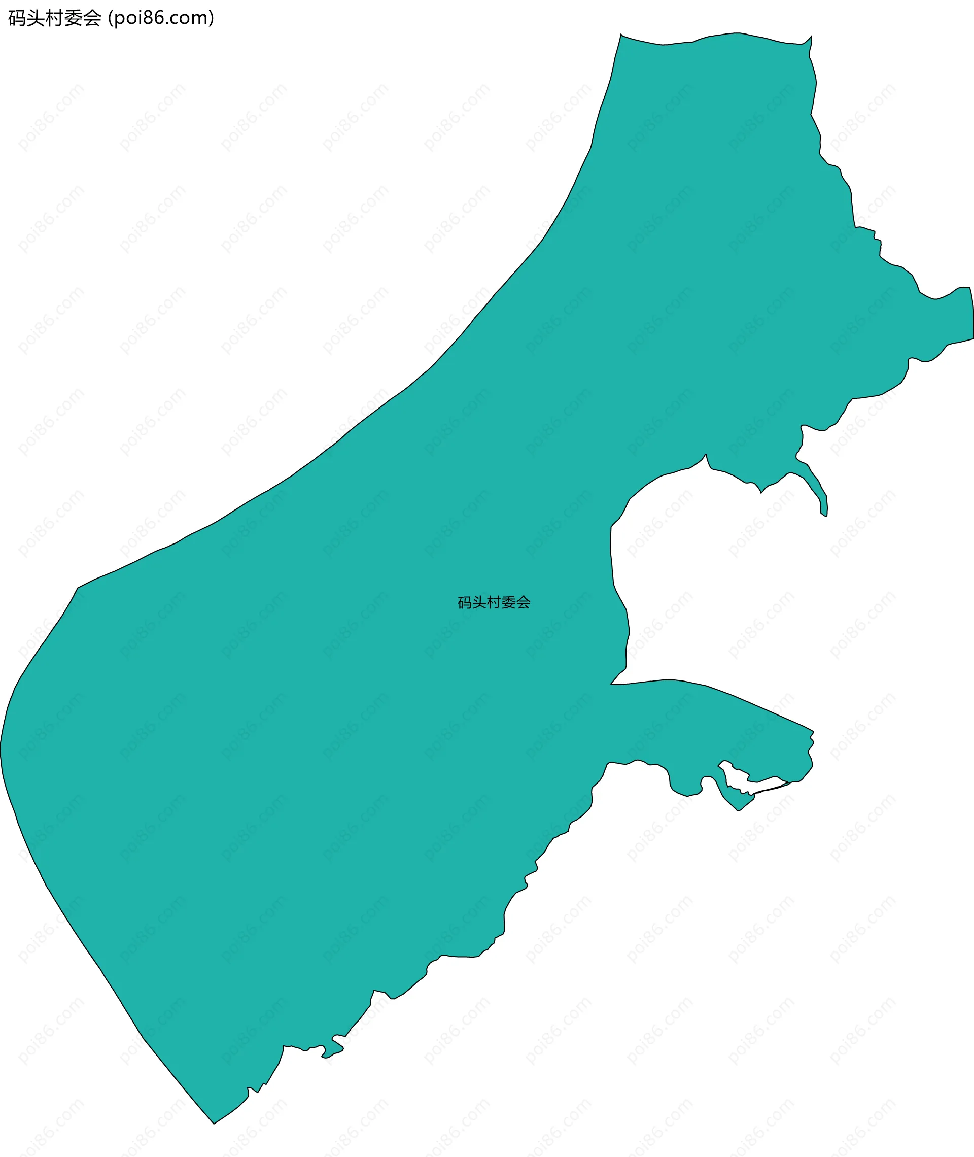 码头村委会边界地图